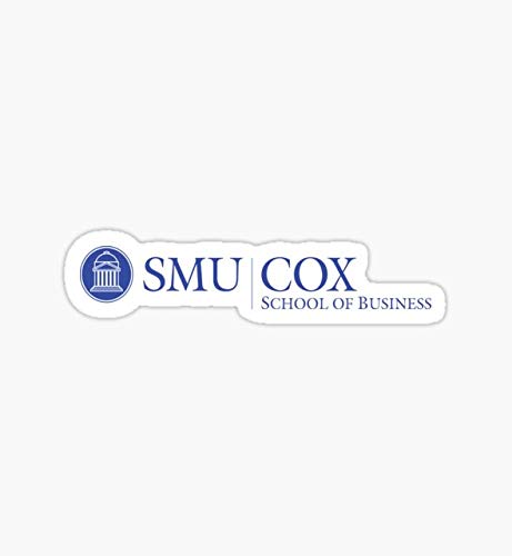 SMU Cox Blue Vinyl Sticker - Waterproof Decal for Cars, Trucks, Laptops, Windows & Walls - Perfect for School Pride, Office Decor & Vehicle Customization