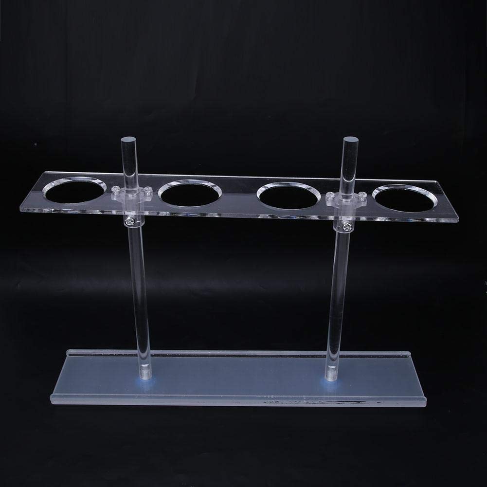 Premium Plexiglass Funnel & Burette Stand Holder - 4-Piece Lab Equipment Set for Chemistry Experiments, School Science Labs & DIY Projects