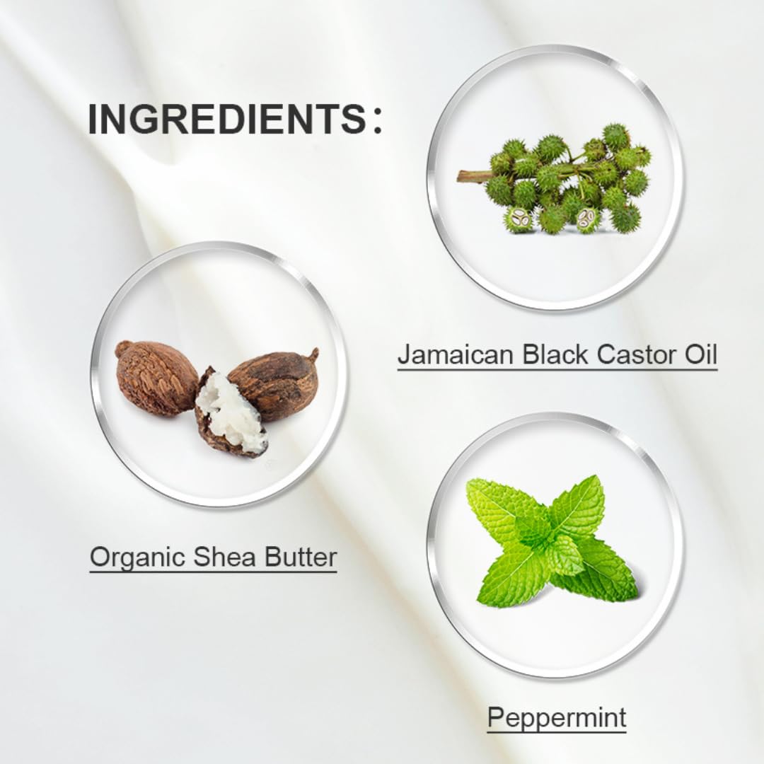 **Jamaican Black Castor Oil Hair Conditioner with Shea Butter, Peppermint & Apple Cider Vinegar – Deep Nourishing & Strengthening Treatment for Dry, Damaged Hair – 17 oz – Perfect for Natural Hair Care & Scalp Hydration**