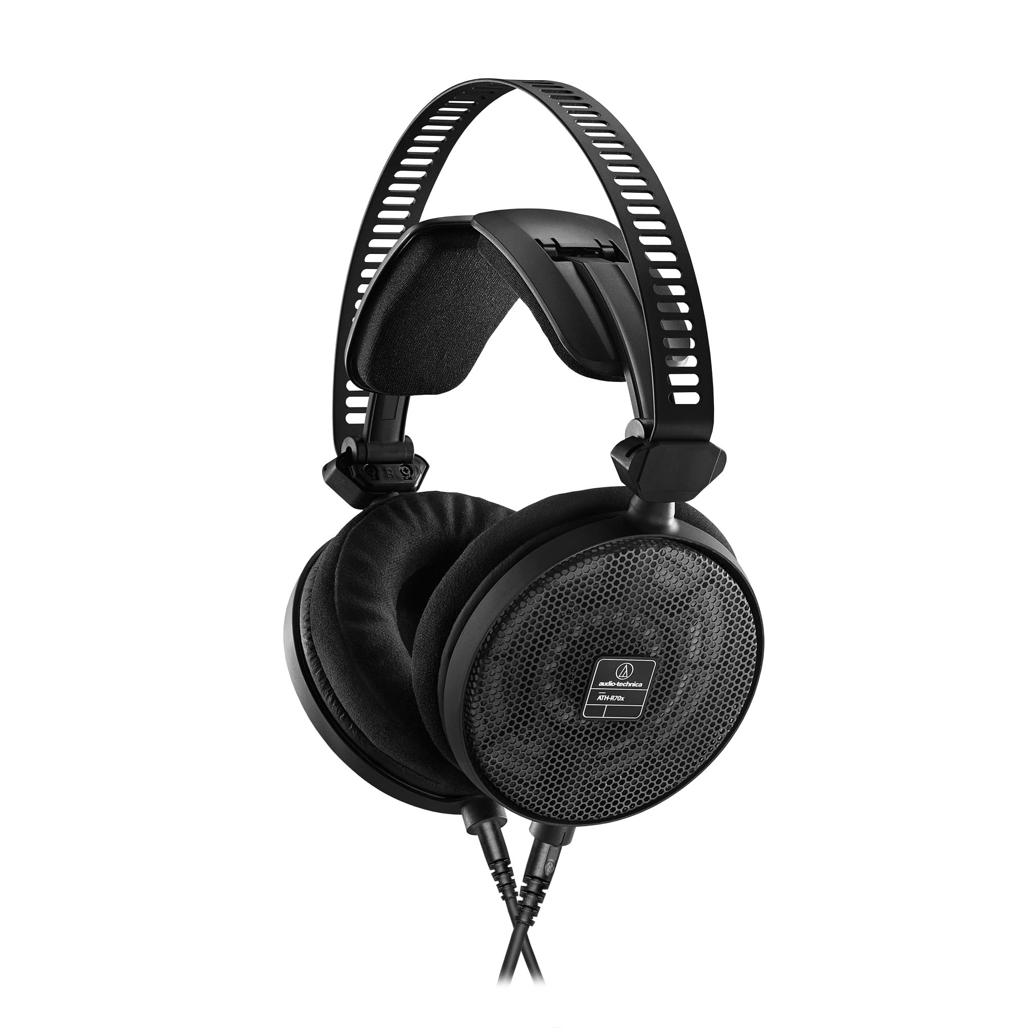 Audio-Technica ATH-R70x Professional Open-Back Reference Studio Headphones - High-Fidelity Sound, Lightweight Design for Mixing & Mastering (Black) | Perfect for Music Producers, Audiophiles & Home Recording Studios