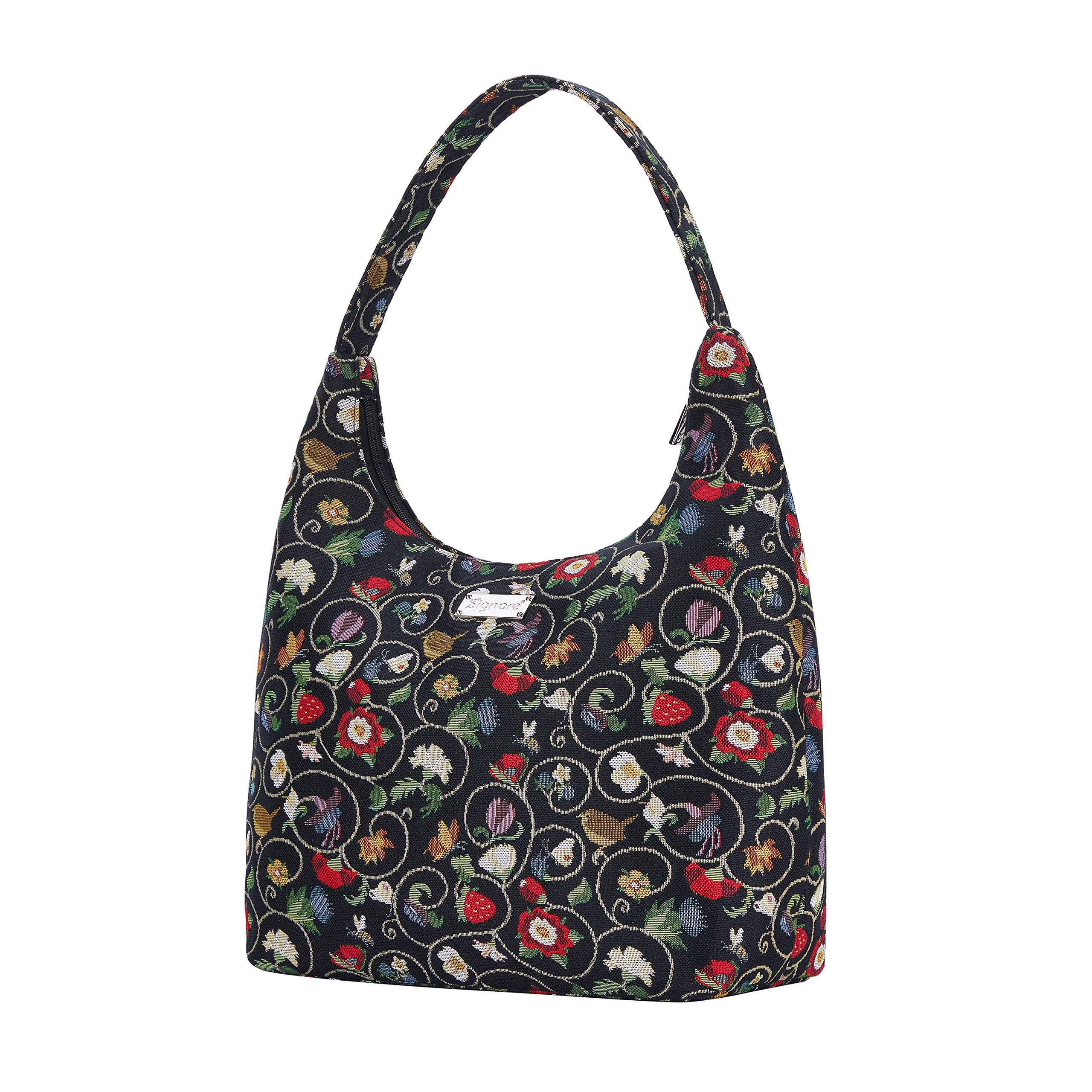 Signare Tapestry Hobo Shoulder Bag - Stylish Slouch Purse for Women | Casual Everyday Handbag for Work, Travel & Shopping