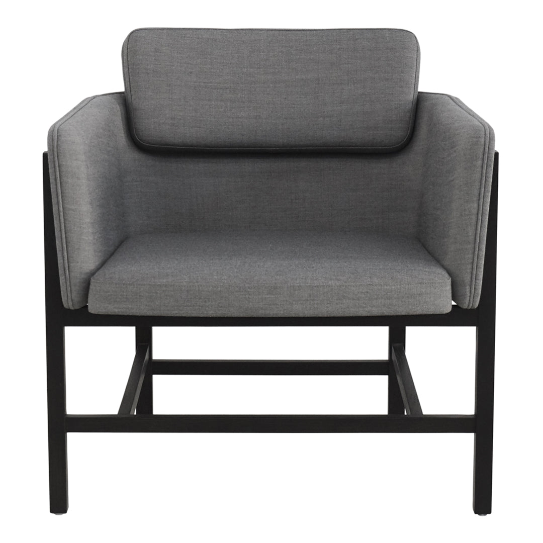 Aya Lounge Chair - Modern Accent Chair for Living Room, Bedroom, or Office - Comfortable Mid-Century Style Reading Chair with Wooden Legs - Perfect for Relaxing, Reading, or Napping