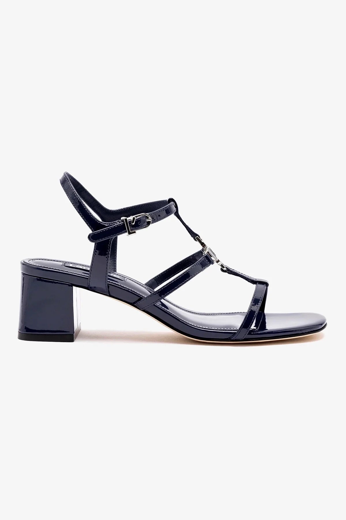 Hana Block Women's Shoes in Navy Patent Leather - Stylish & Comfortable Heels for Work, Party, and Special Occasions