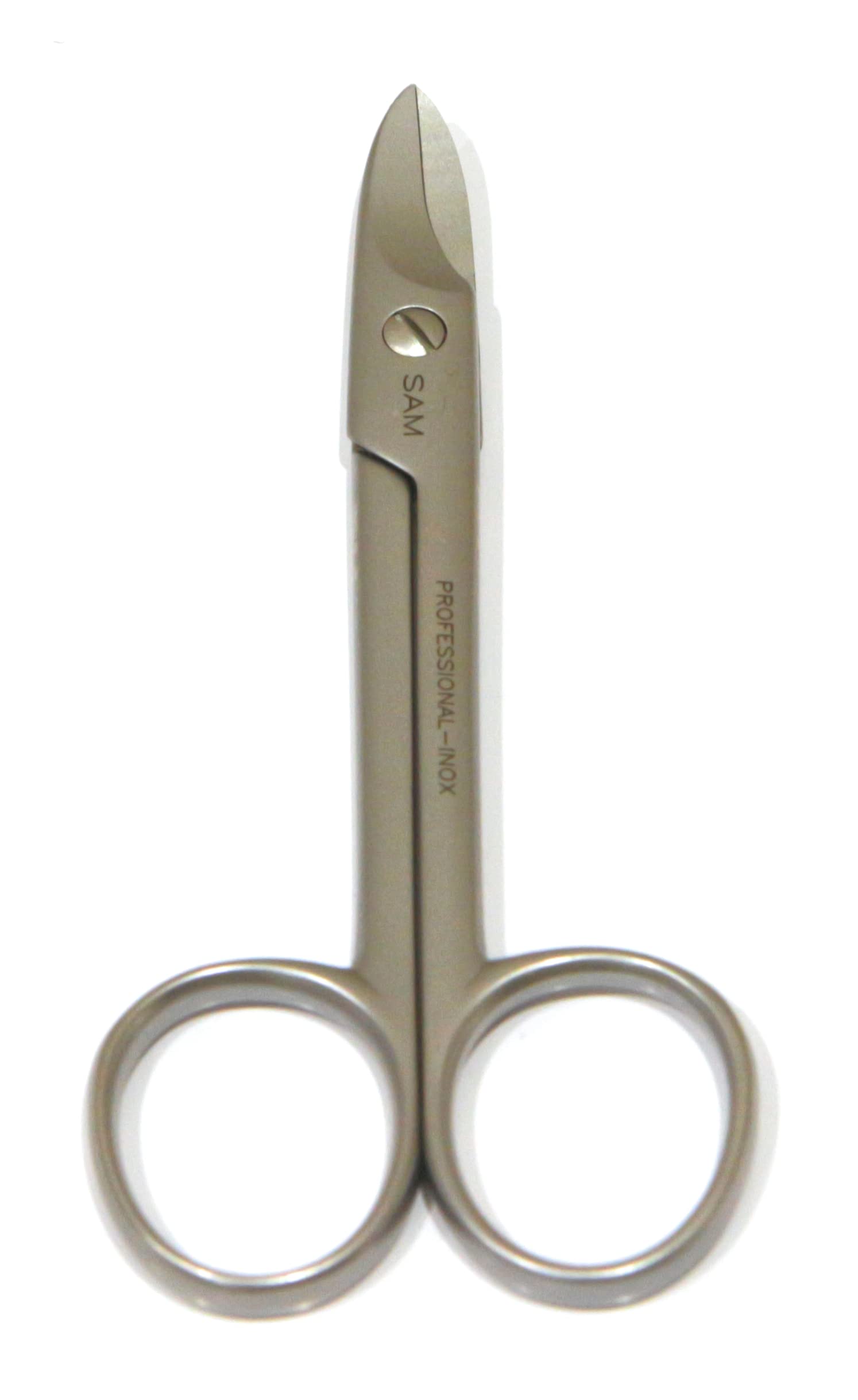 Premium Pedicure Scissors for Thick Nails - 10cm Curved Blades with Safety Tips - Professional Nail Care Tool for Home & Salon Use