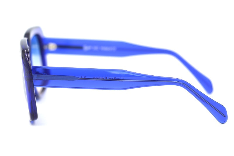 Preciosa 940 Blue Goliath Sunglasses - UV Protection Polarized Aviator Style for Men & Women - Perfect for Driving, Beach, and Outdoor Activities