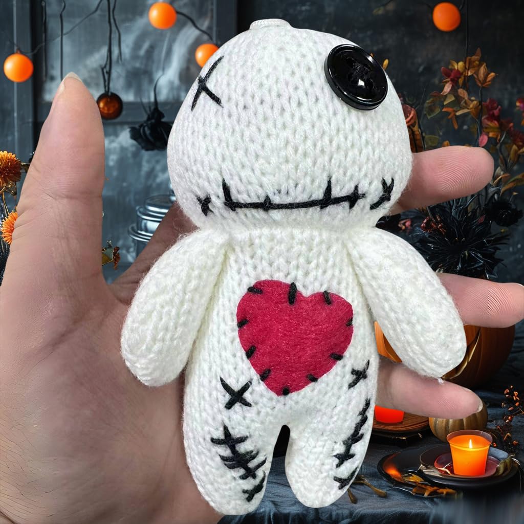 Revenge Voodoo Doll Keychain - DIY Knitting Pattern for Home & Outdoor Decor