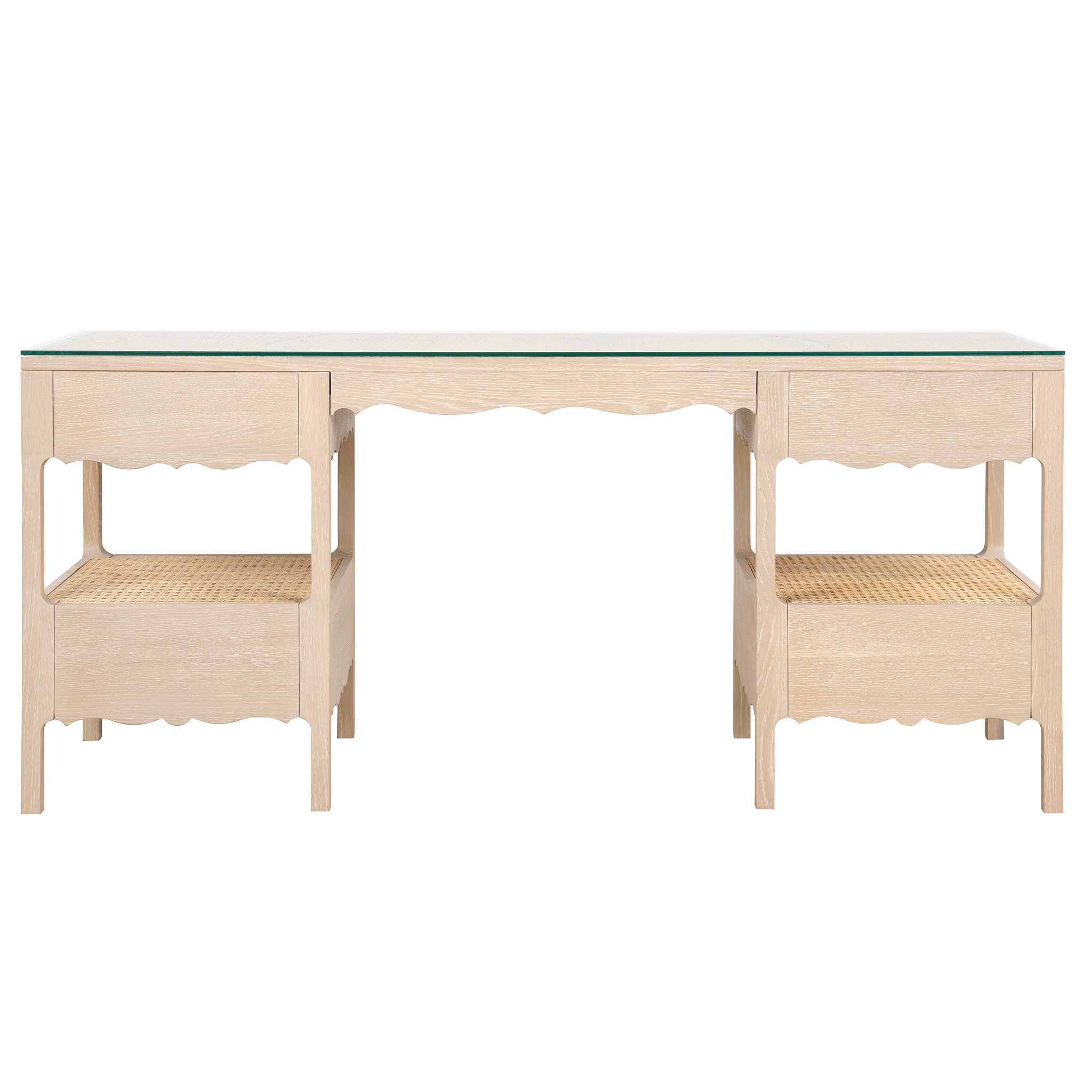 Arianna Modern Writing Desk - Home Office Computer Desk with Storage Shelf | Stylish Study Desk for Small Spaces, Dorm Rooms & Home Offices