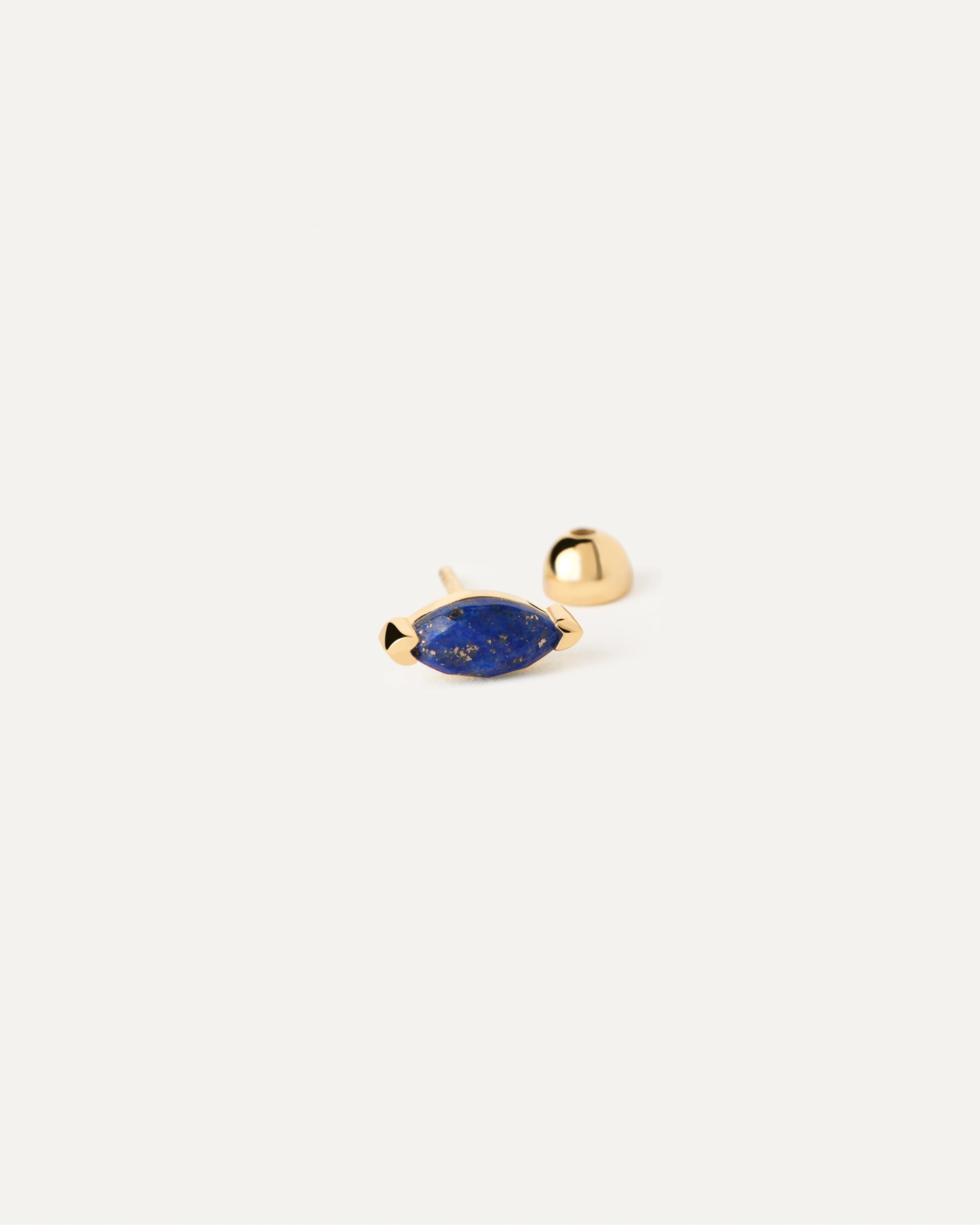 Lapis Lazuli Nomad Single Earring - Handmade Bohemian Jewelry for Women | Perfect for Boho Chic Style, Music Festivals & Travel Accessories