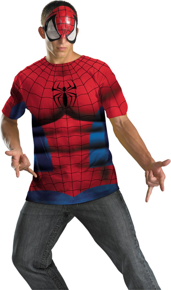 Spider-Man Costume for Men - Full Superhero Suit with Mask & Gloves | Perfect for Halloween, Cosplay & Comic Con Parties