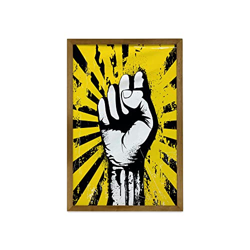 Black Yellow and White