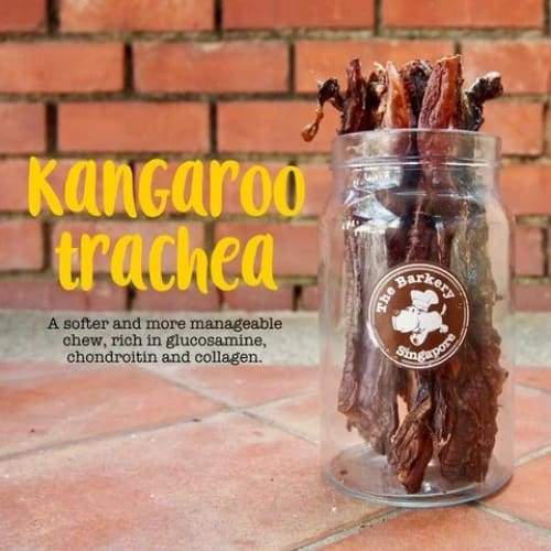 Premium Kangaroo Trachea Dog Treats 100g - All-Natural, Grain-Free Chews for Dental Health & Training - Perfect for Small, Medium & Large Breeds - Indoor & Outdoor Use