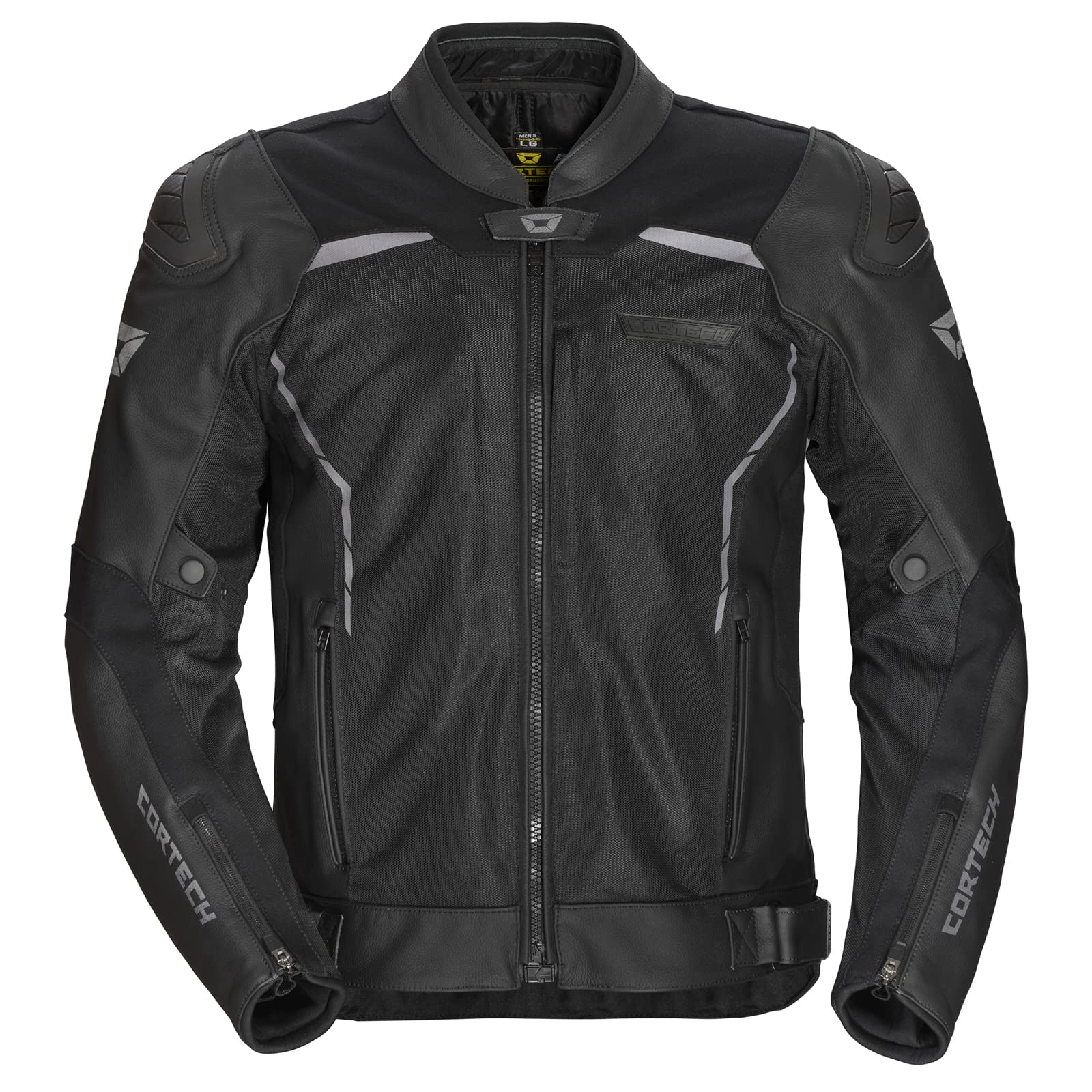Cortech Vader Motorcycle Jacket for Men - Durable Leather Riding Jacket with Armor Protection - Ideal for Street Biking, Cruising & Motorcycle Adventures