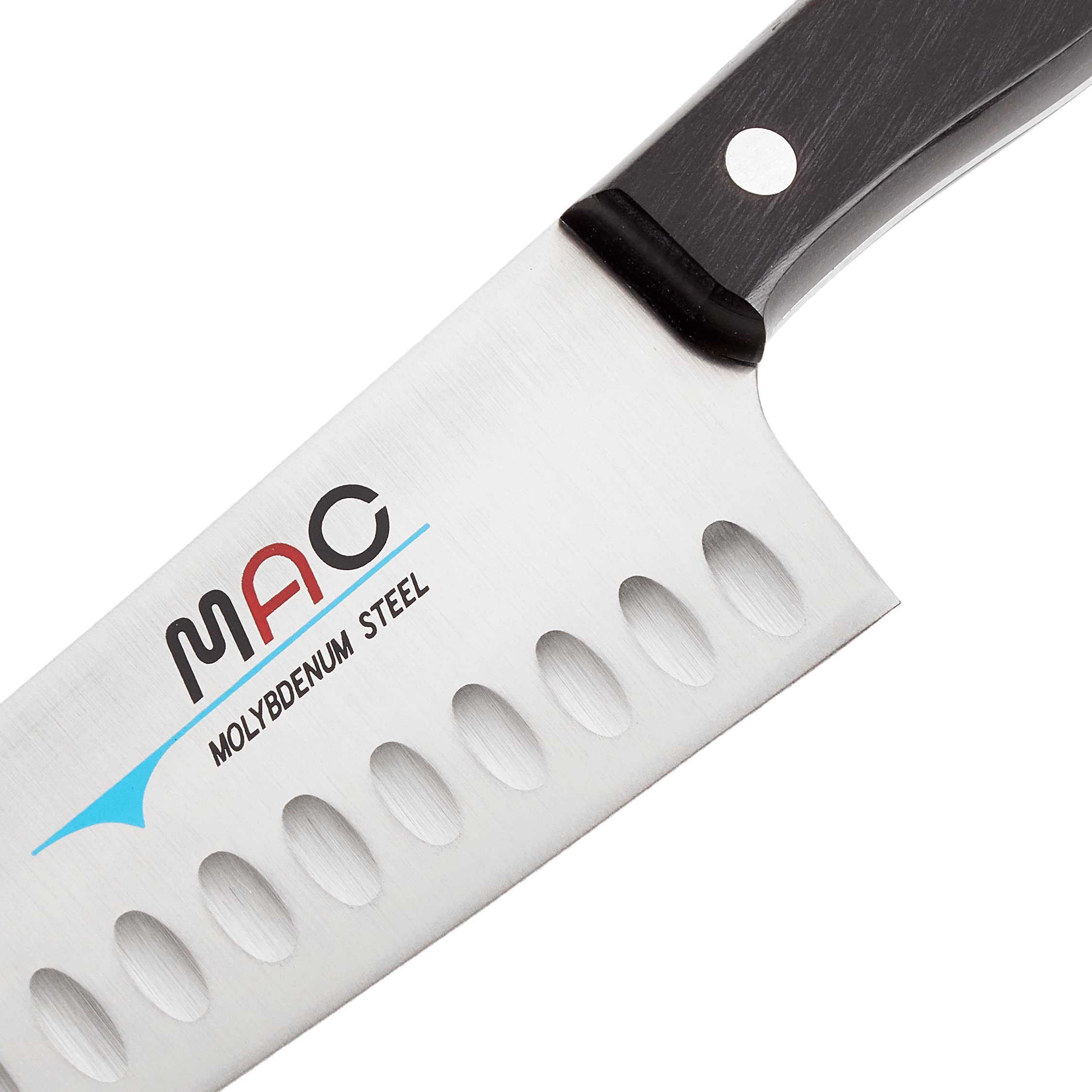 Mac Knife Series Hollow Edge Chef's Knife 8-Inch - Professional Japanese Stainless Steel Kitchen Knife for Slicing, Dicing & Chopping - Perfect for Home Cooks & Professional Chefs