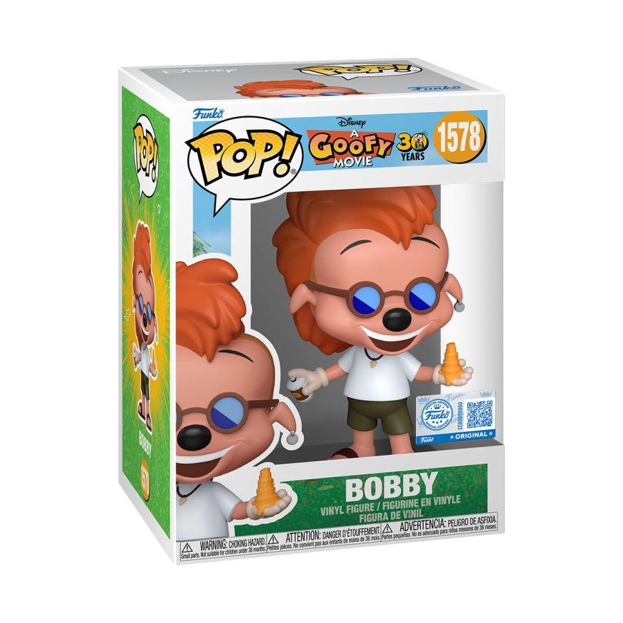 Bobby Zimuruski Pop! Vinyl Figure from A Goofy Movie (1995) - Disney Collectible for Fans & Movie Memorabilia Display
