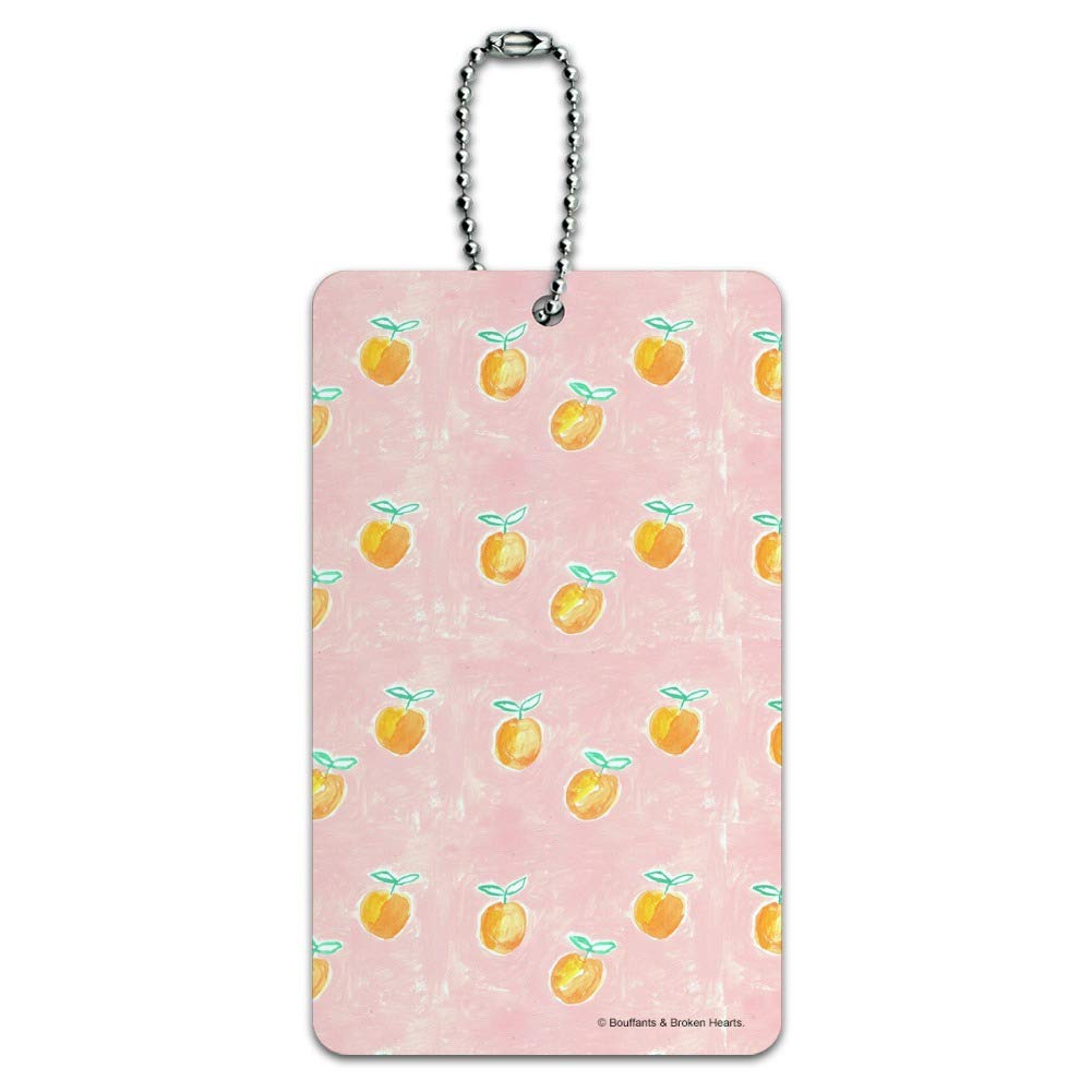 Stylish Citrus Oranges Print Luggage Tag for Suitcases & Carry-Ons - Durable ID Card Holder for Travel Accessories | Perfect for Vacation, Business Trips & Airport Identification