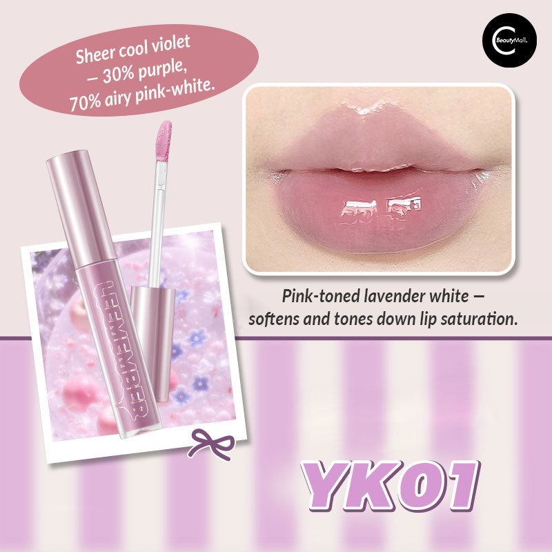 LEEMEMBER Chocolate Flavored Lip Gloss - Moisturizing & Shiny Lip Balm for Women, Vegan & Cruelty-Free - Perfect for Daily Wear, Date Night & Makeup Looks