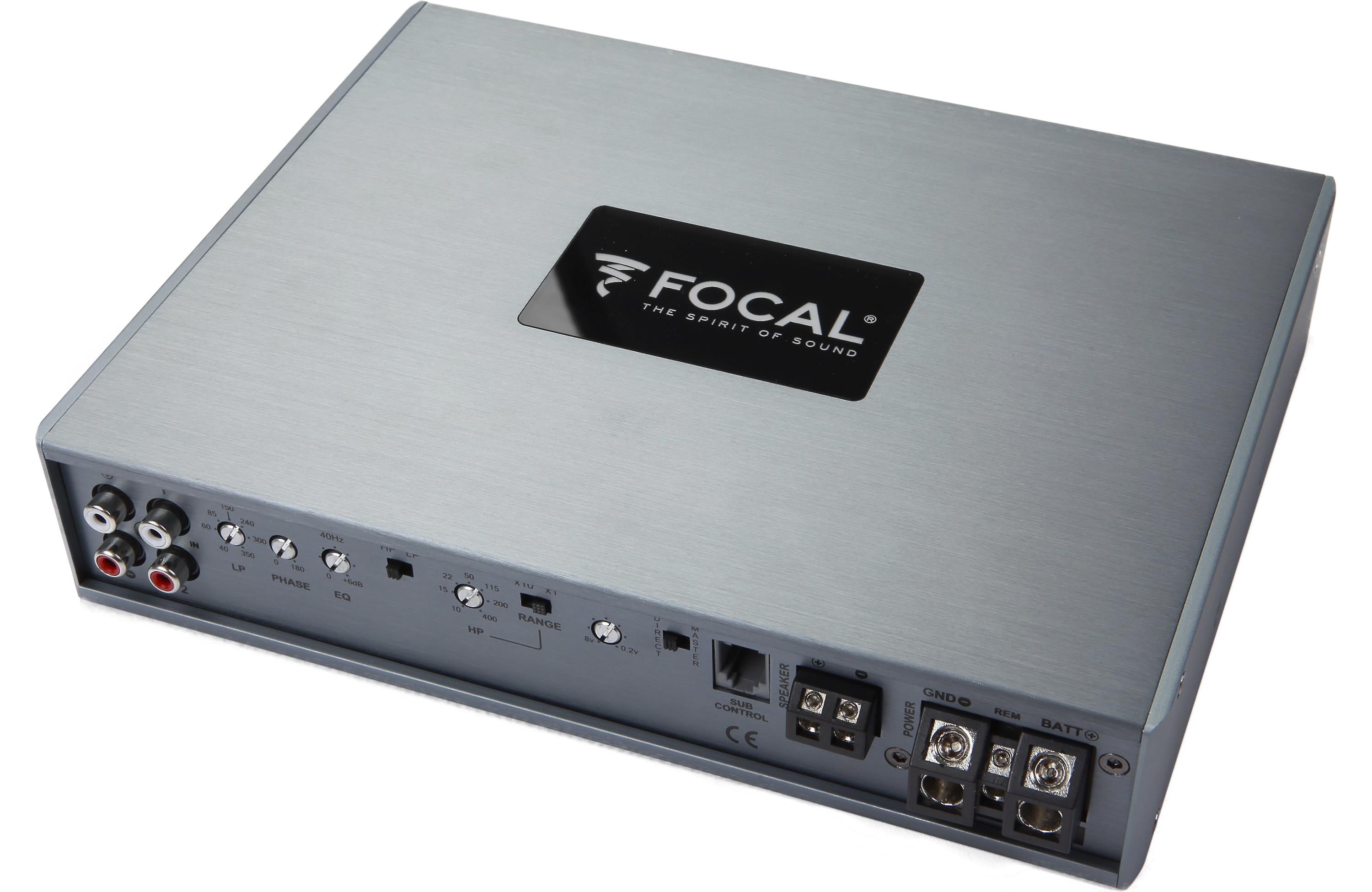 Focal FDP1.900 Performance Mono Car Amplifier - High Power 1-Channel Audio System for Vehicles | Perfect for Car Audio Upgrades & Bass Enhancement