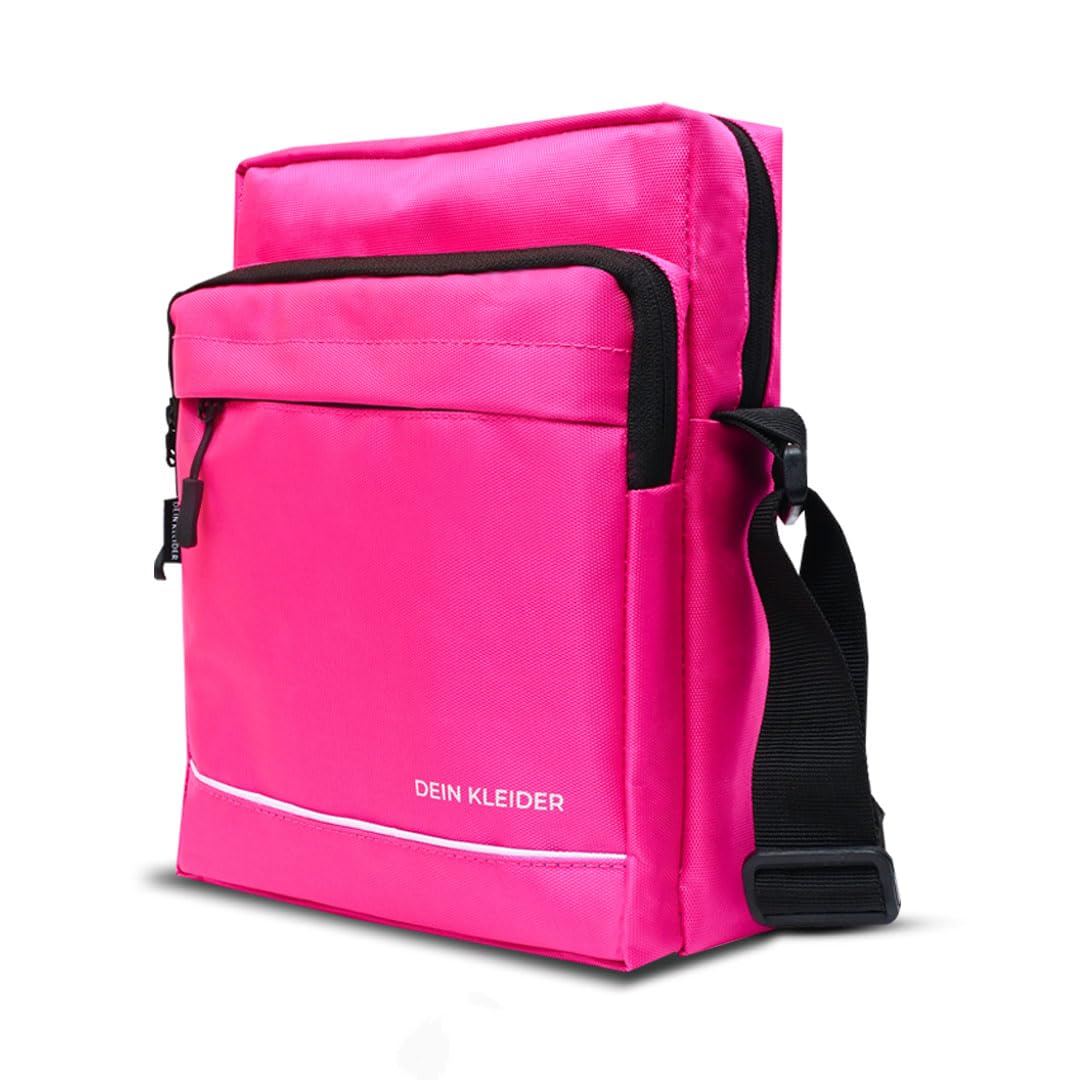 Nylon Crossbody Sling Bag for Men & Women - Lightweight Utility Messenger Shoulder Bag for Travel, Office & Daily Use