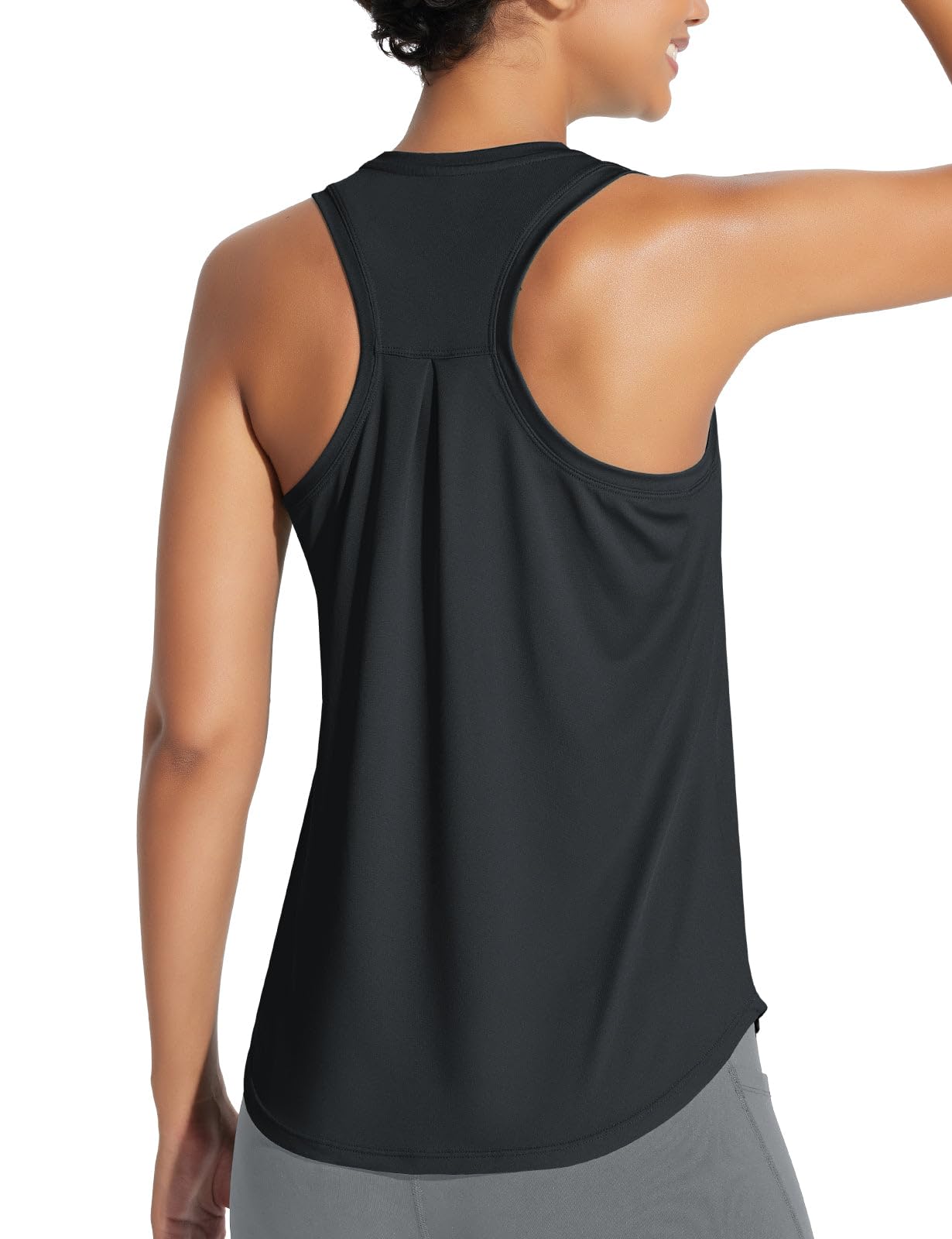Baleaf Women's Workout Tank Top - Racerback Sleeveless Running Shirt, Loose Fit Yoga & Athletic Gym Sports Top for Women - Perfect for Running, Yoga, Gym & Outdoor Activities