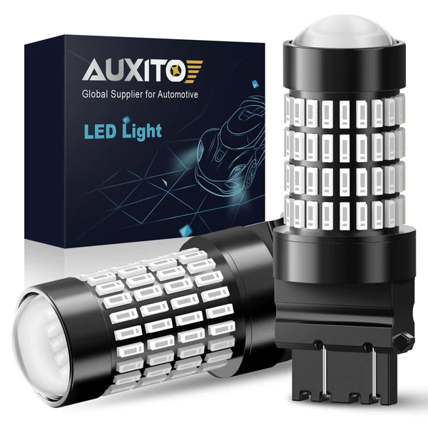 2006-2009 Ford Fusion Rear Turn Signal Light Bulb - 3157 LED Replacement - Amber Light for Safer Signaling & Enhanced Visibility (Perfect for Night Driving & Bad Weather Conditions)