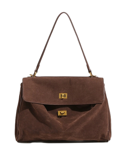 Premium Genuine Leather Shoulder Bag for Women - Fashionable Crossbody Purse with Adjustable Strap - Perfect for Work, Travel & Everyday Use