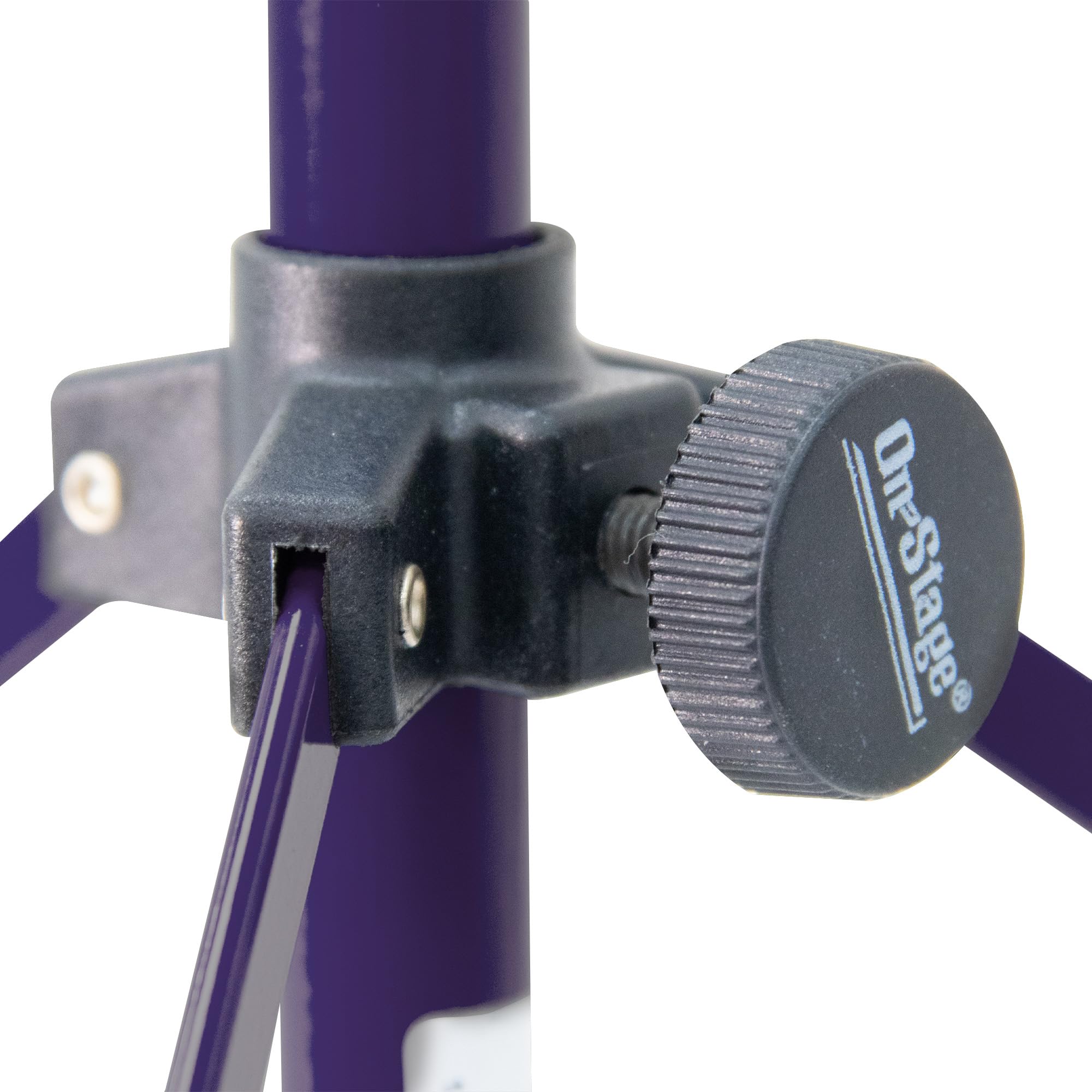 Purple Adjustable & Foldable Wire Music Stand with Carrying Bag - Portable Sheet Holder for 8.5