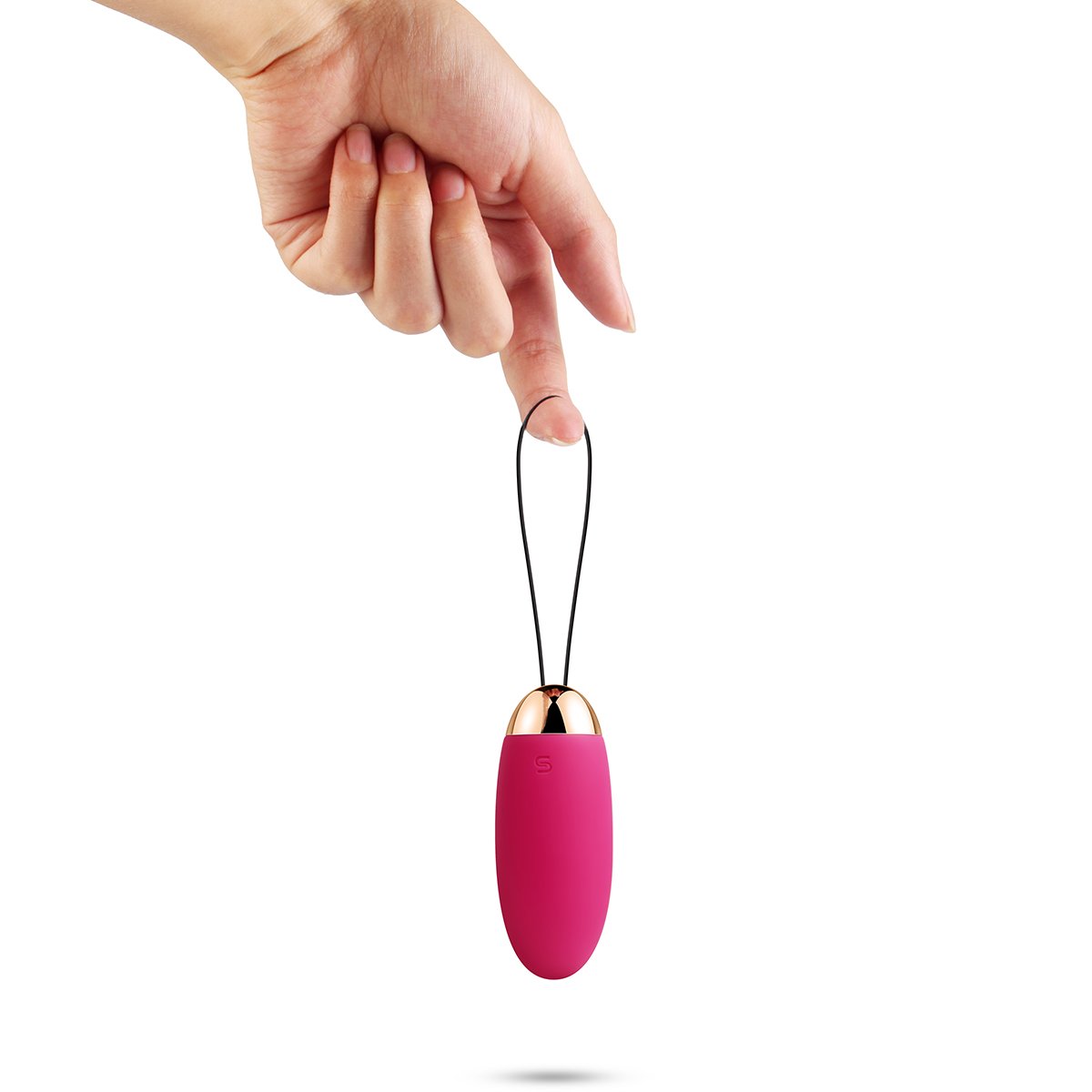 SVAKOM Elva Wireless Remote Control Vibrating Egg - Rechargeable, Quiet, Waterproof Adult Toy for Couples (Plum Red) | Perfect for Long Distance Play & Romantic Nights