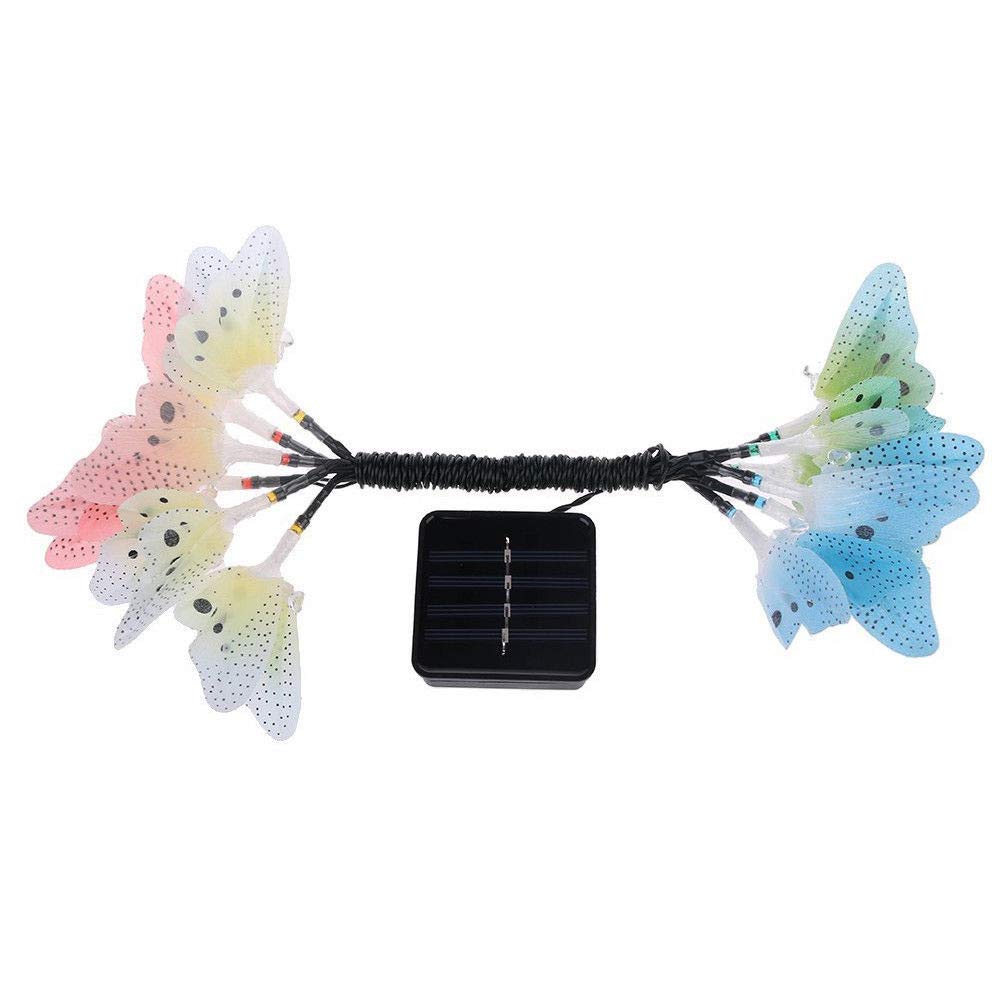 Solar Powered Fairy Lights - 12 LED Outdoor Garden String Lights with Warm White & Multicolor Options | Perfect for Patio, Backyard, Wedding & Party Decorations
