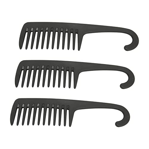 Wide Tooth Shower Comb for Hair Care - Detangling & Breakage Prevention, Non-Slip Grip for Salon & Home Use - Perfect for Wet Hair & Styling