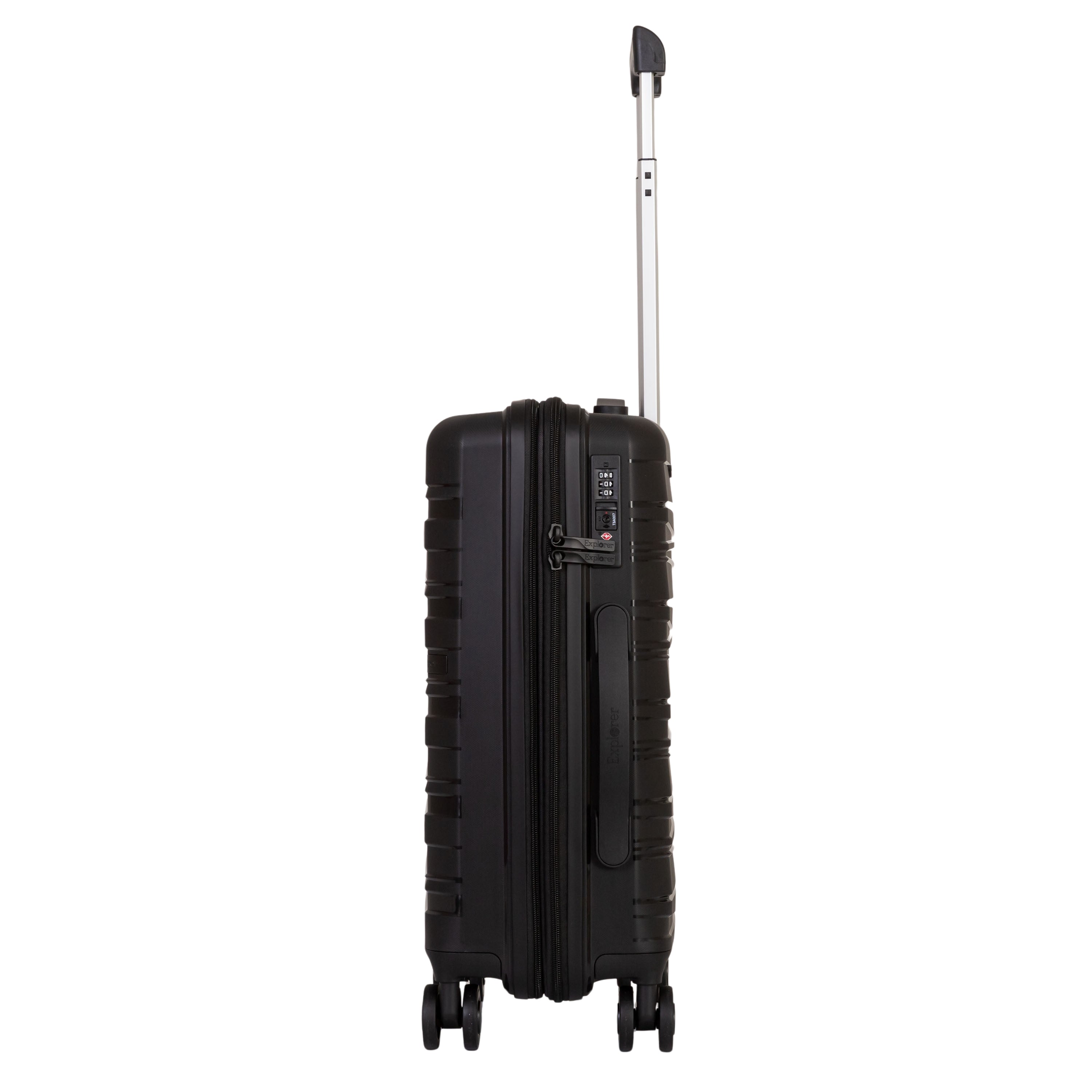 Explorer Breeze Anti-Theft Expandable Carry-On Luggage - Lightweight Travel Suitcase for Airplane, Business Trips & Weekend Getaways