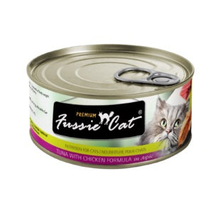 Premium Tuna & Chicken Formula in Aspic Wet Cat Food – Grain-Free, High Protein, 5.5oz Can – Perfect for Adult Cats & Kittens at Mealtime or as a Tasty Treat