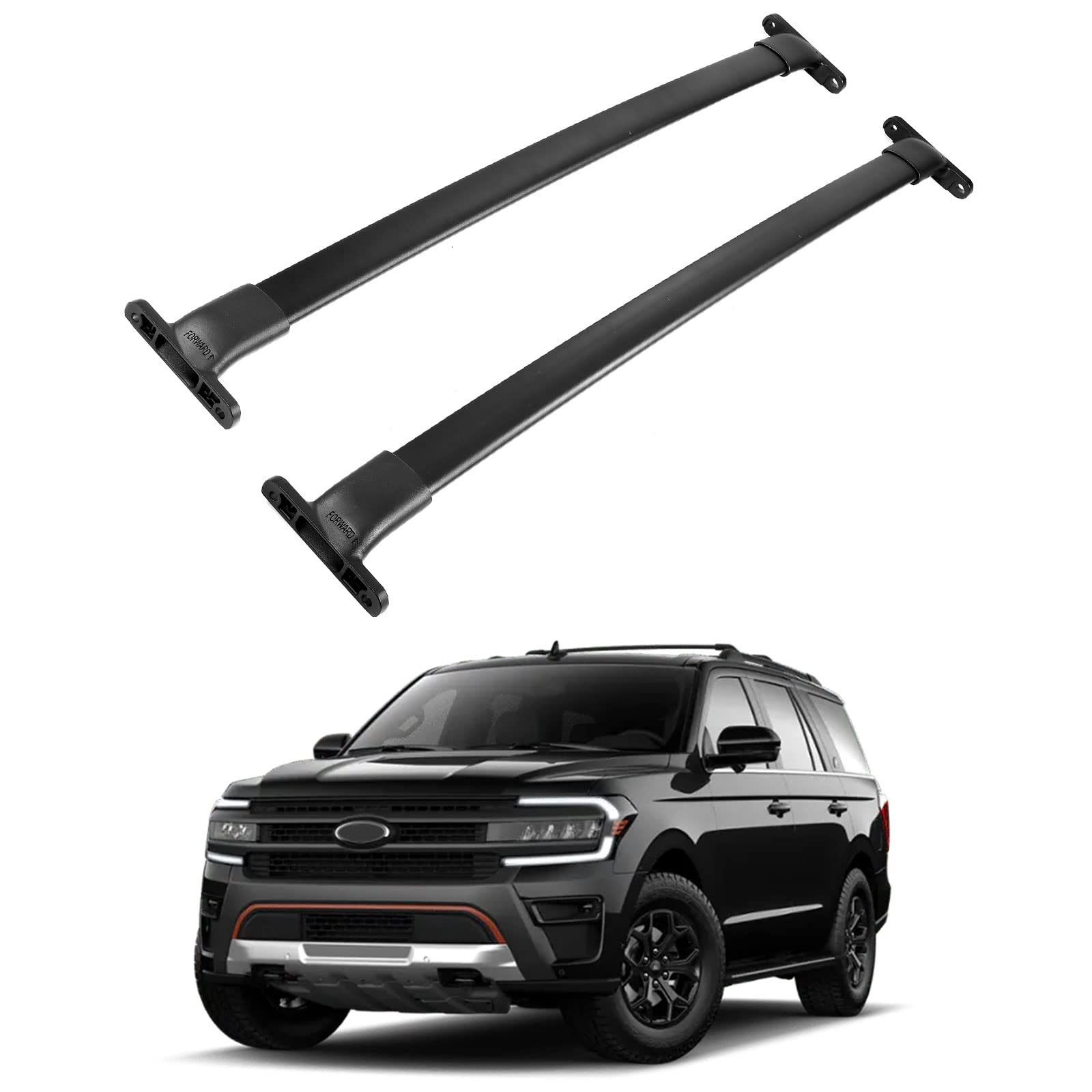 **2018-2024 Ford Expedition & Lincoln Navigator Roof Rack Crossbars - Heavy Duty Aluminum Roof Rail Cargo Bars for Kayak, Canoe, Snowboard, Bike & Luggage - Perfect for Road Trips, Camping & Outdoor Adventures**
