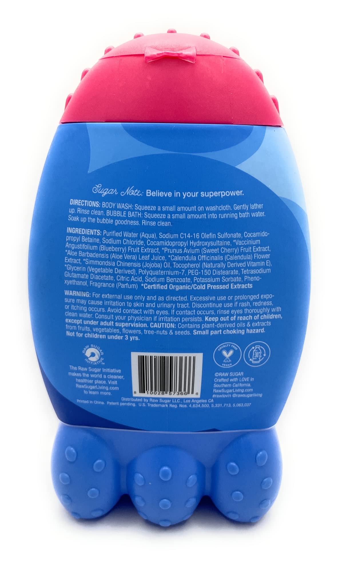 Kids Bath & Body Wash - Strawberry Vanilla & Super Berry Cherry Scent - 12 oz Each - Gentle Foaming Wash for Toddlers & Children - Perfect for Daily Bath Time & Sensitive Skin Care