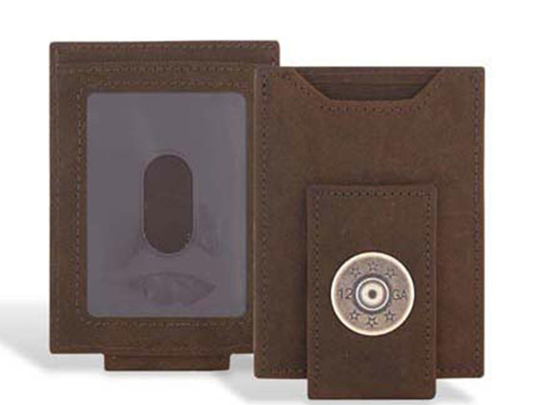 Crazy Horse Leather Front Pocket Wallet for Men - Slim RFID Blocking Bifold Wallet - Perfect for Everyday Carry, Travel & Outdoor Adventures