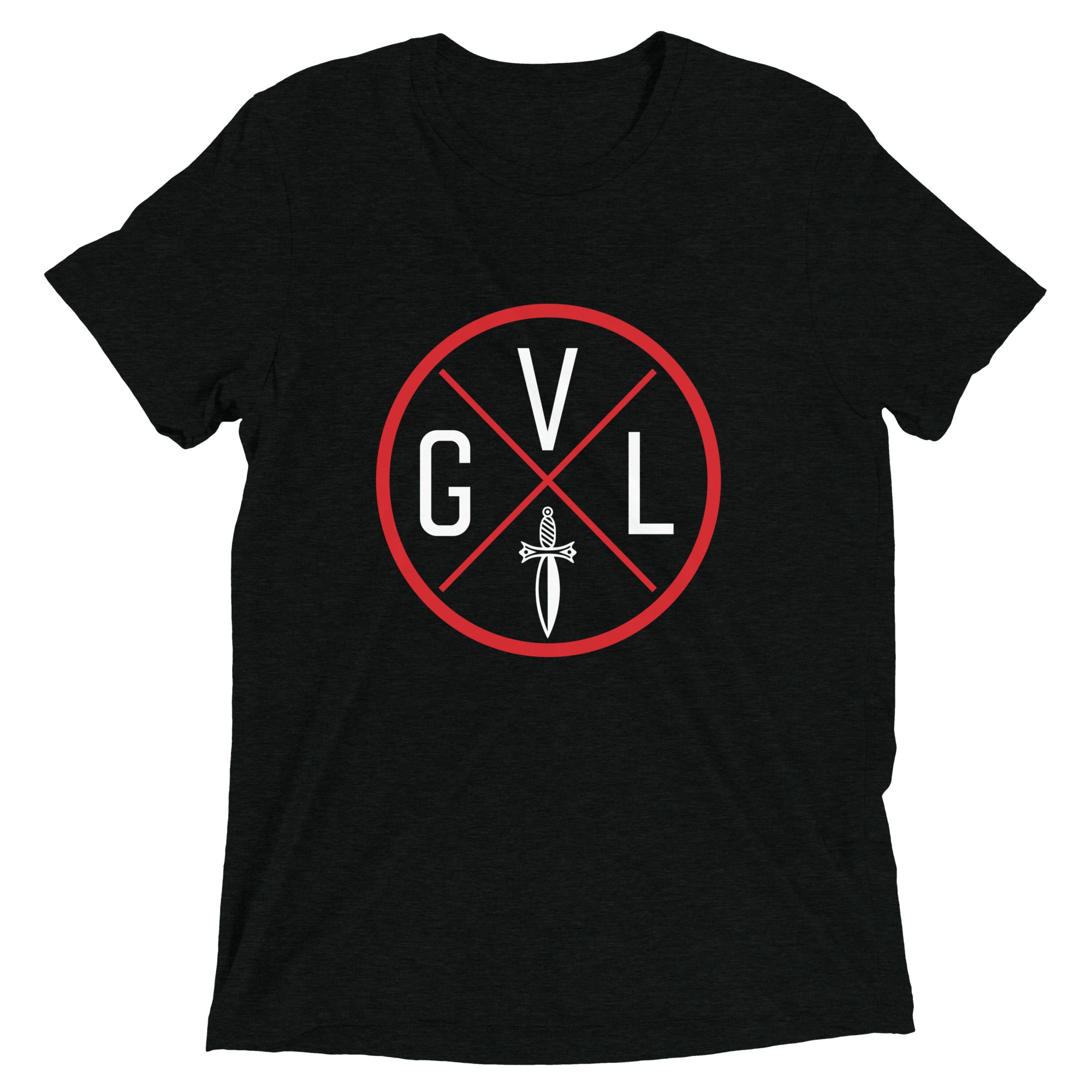 Gainesville Spartans RFC Tri-Blend T-Shirt - Comfortable & Durable Rugby Fan Apparel for Training, Games & Casual Wear