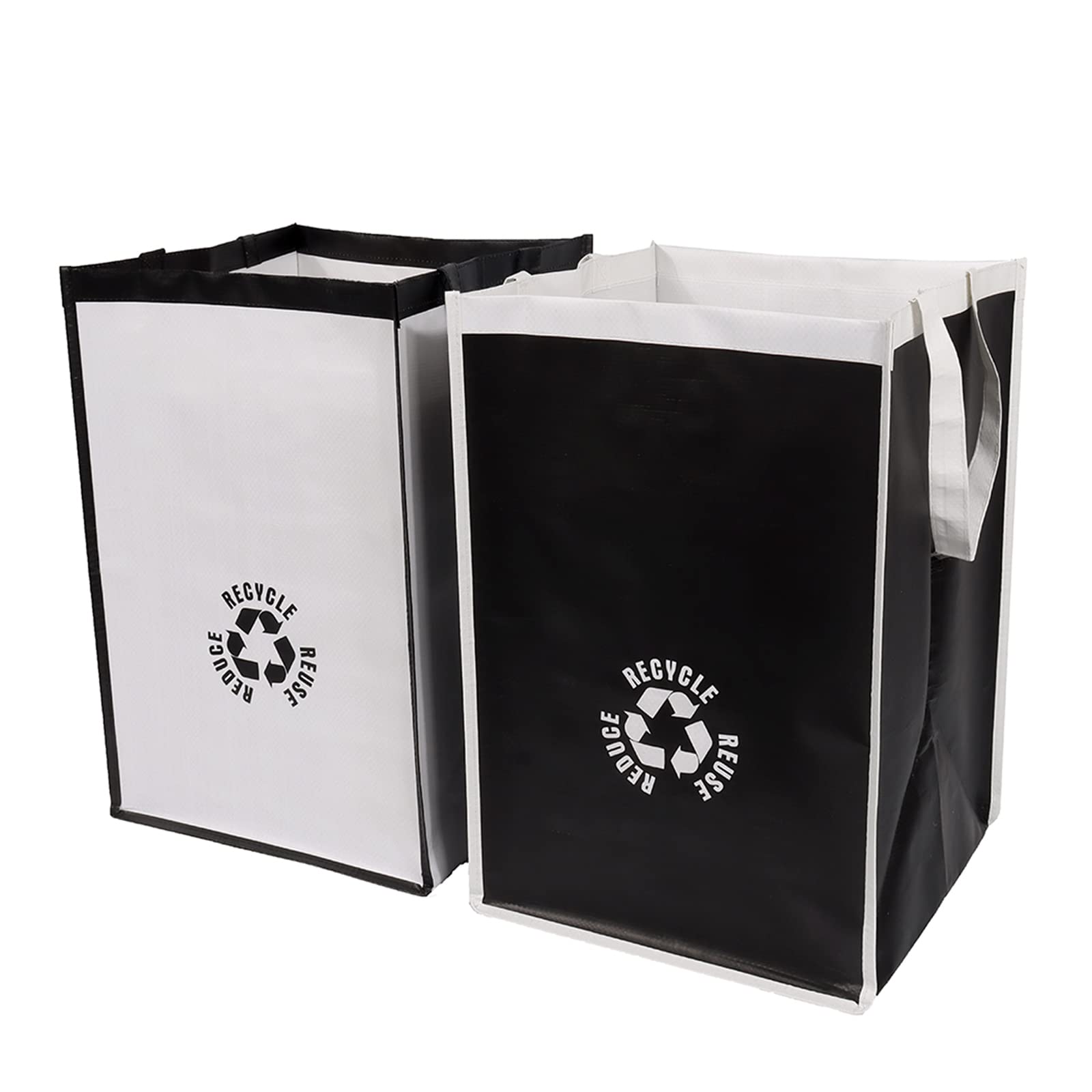 Lily Queen Recycle Waste Bags - 2 Pack Waterproof Trash Bins for Kitchen & Home Sorting