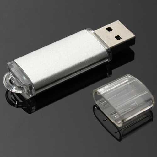 10-Pack 128MB USB 2.0 Flash Drives - Silver Candy Design Portable Memory Sticks for Data Storage, File Transfer, School & Office Use