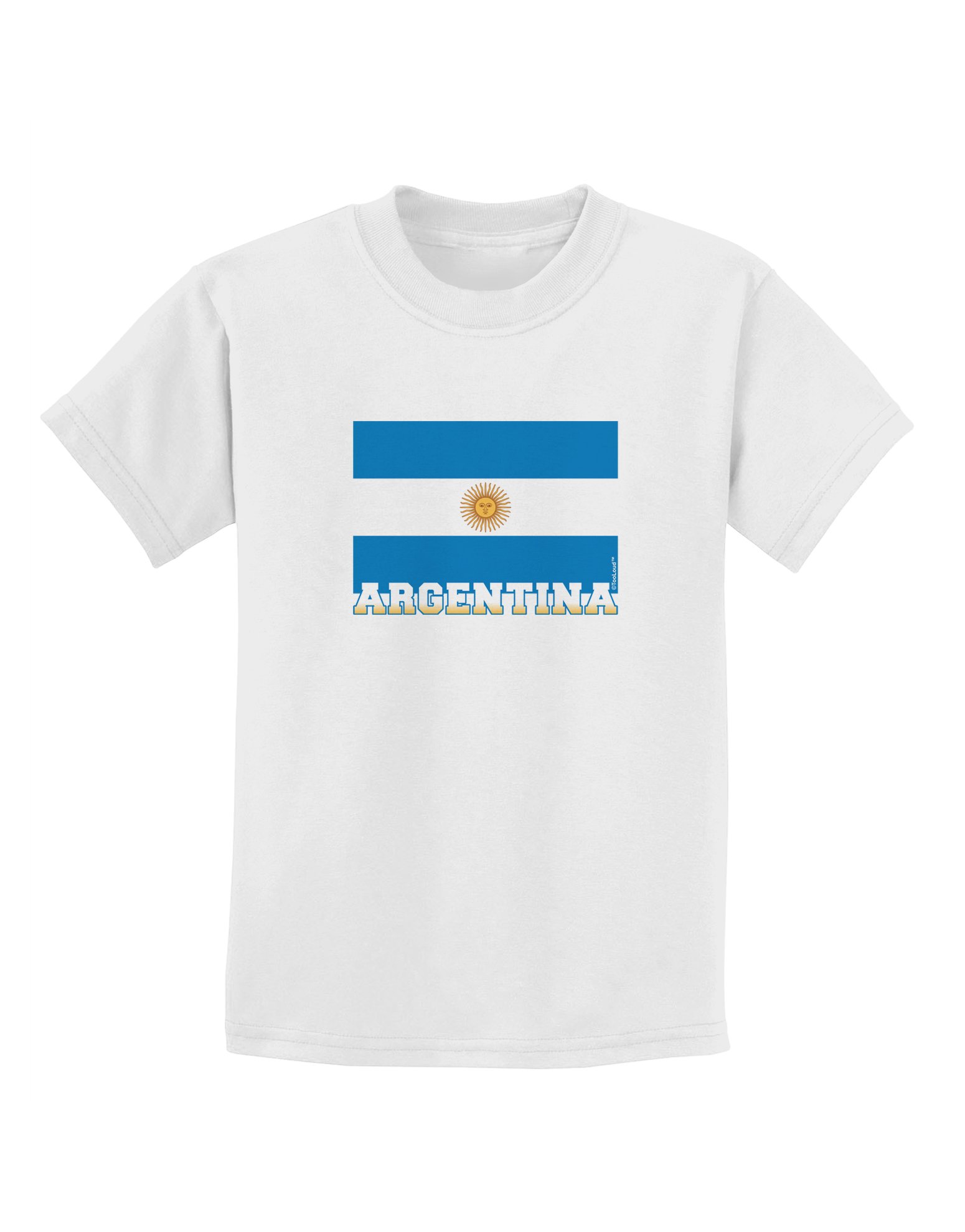Argentina Flag Kids T-Shirt - Patriotic Children's Tee for Boys & Girls - Perfect for National Holidays, Soccer Games & Cultural Events