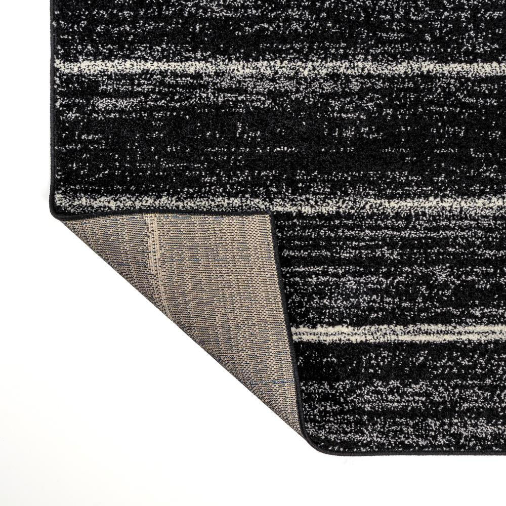 Williamsburg Minimalist Stripe Area Rug - Soft Modern Wool Carpet for Living Room, Bedroom & Office - Neutral Home Decor Rug