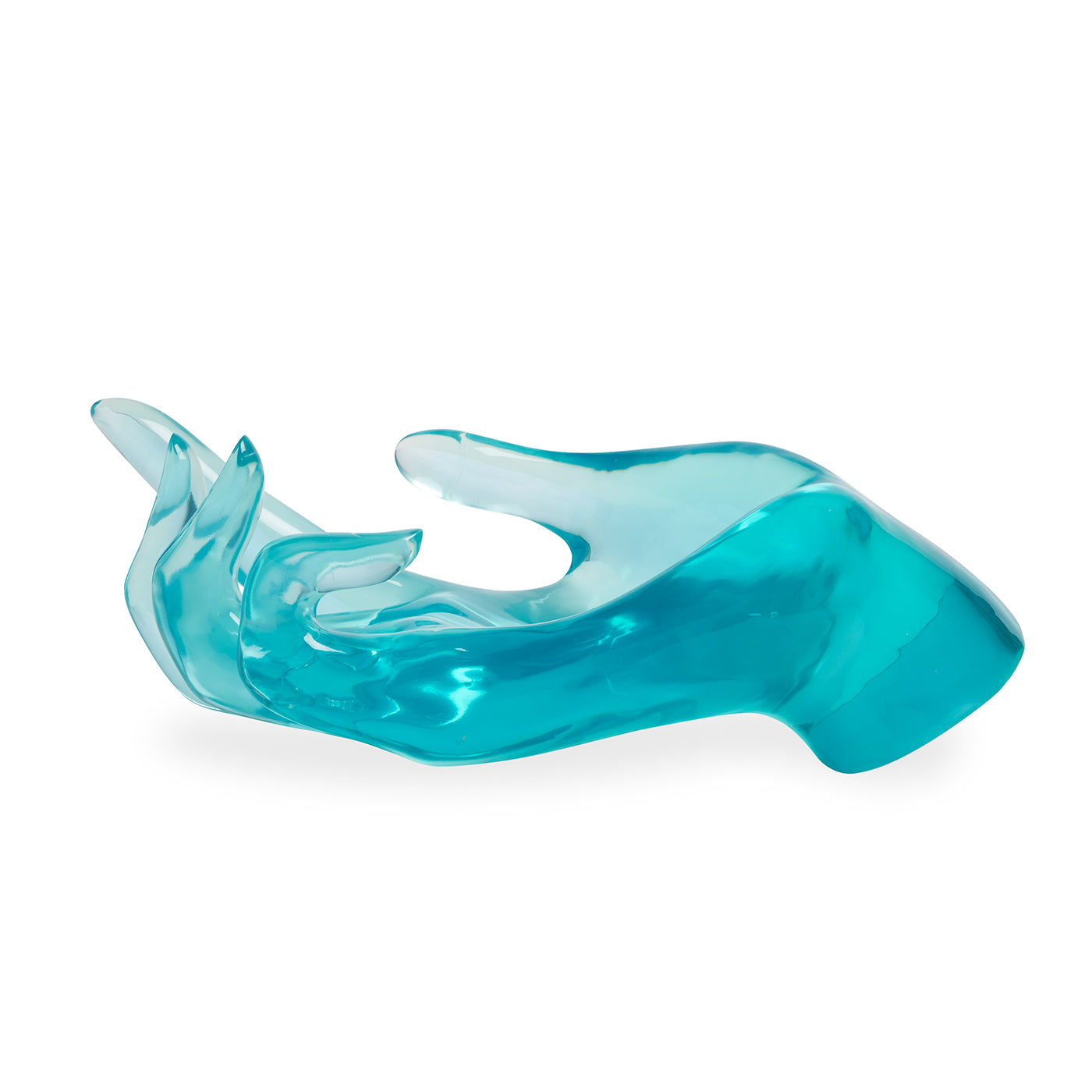 Acrylic Hand Bowl - Clear Plastic Serving Dish for Fruits, Snacks & Appetizers - Perfect for Parties, Weddings & Home Decor