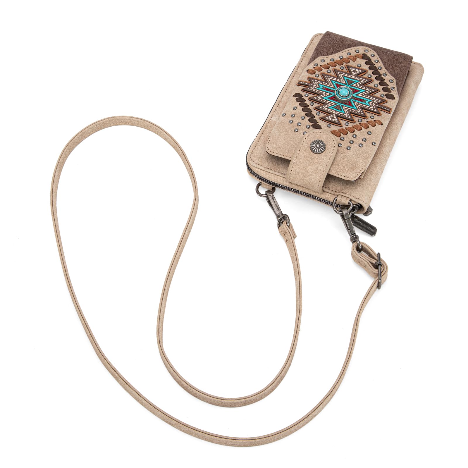 Montana West Small Crossbody Bags for Women - Western Style Leather Handbag with Cash Slots & RFID Protection | Perfect for Travel, Shopping, and Everyday Use