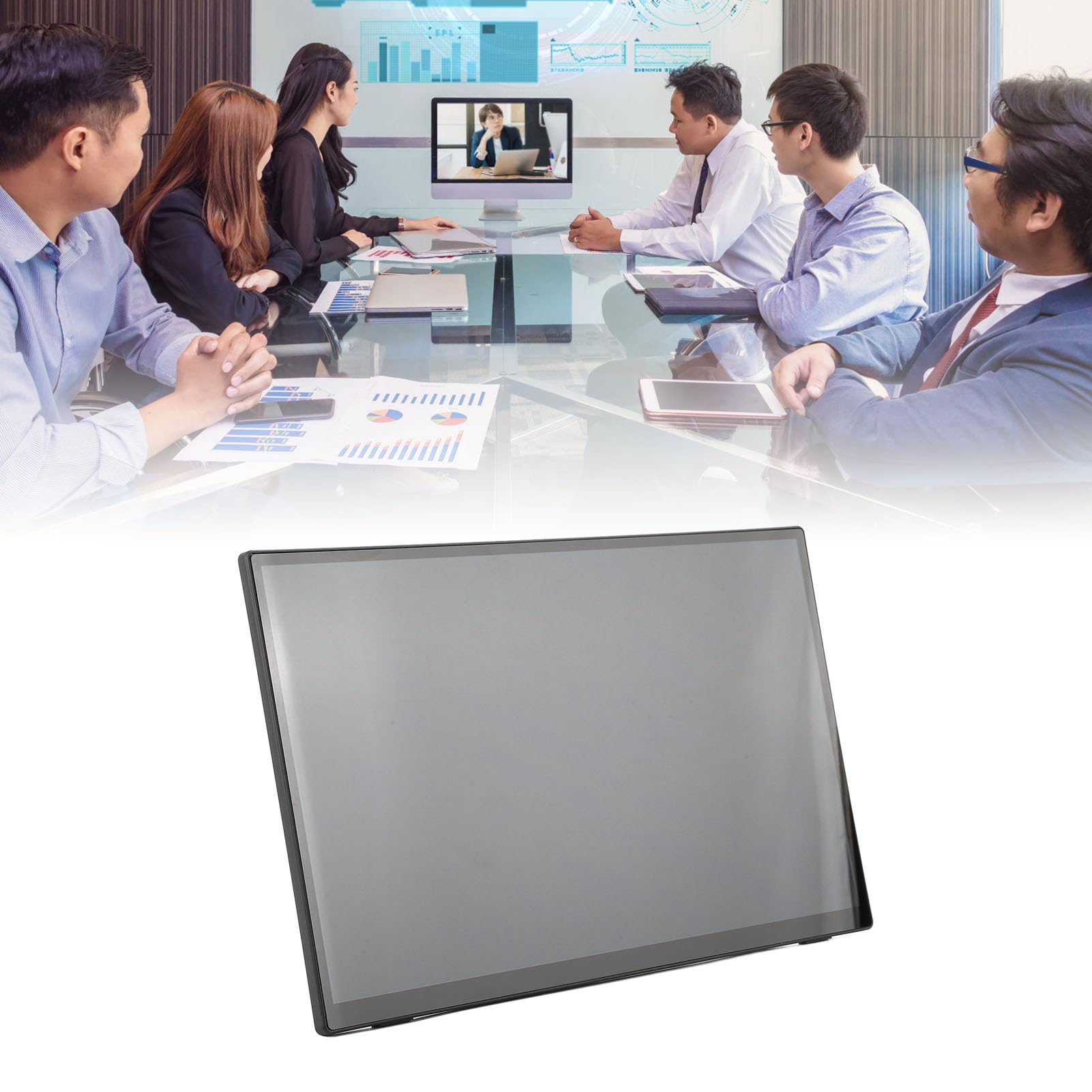 Depisuta 18.5 Inch Portable Touchscreen Monitor - Full HD 1920x1280, 100% sRGB, USB-C & HDMI, Built-in Speakers - Perfect for Travel, Business, Gaming & Home Office Use with Laptop, PC & Game Consoles