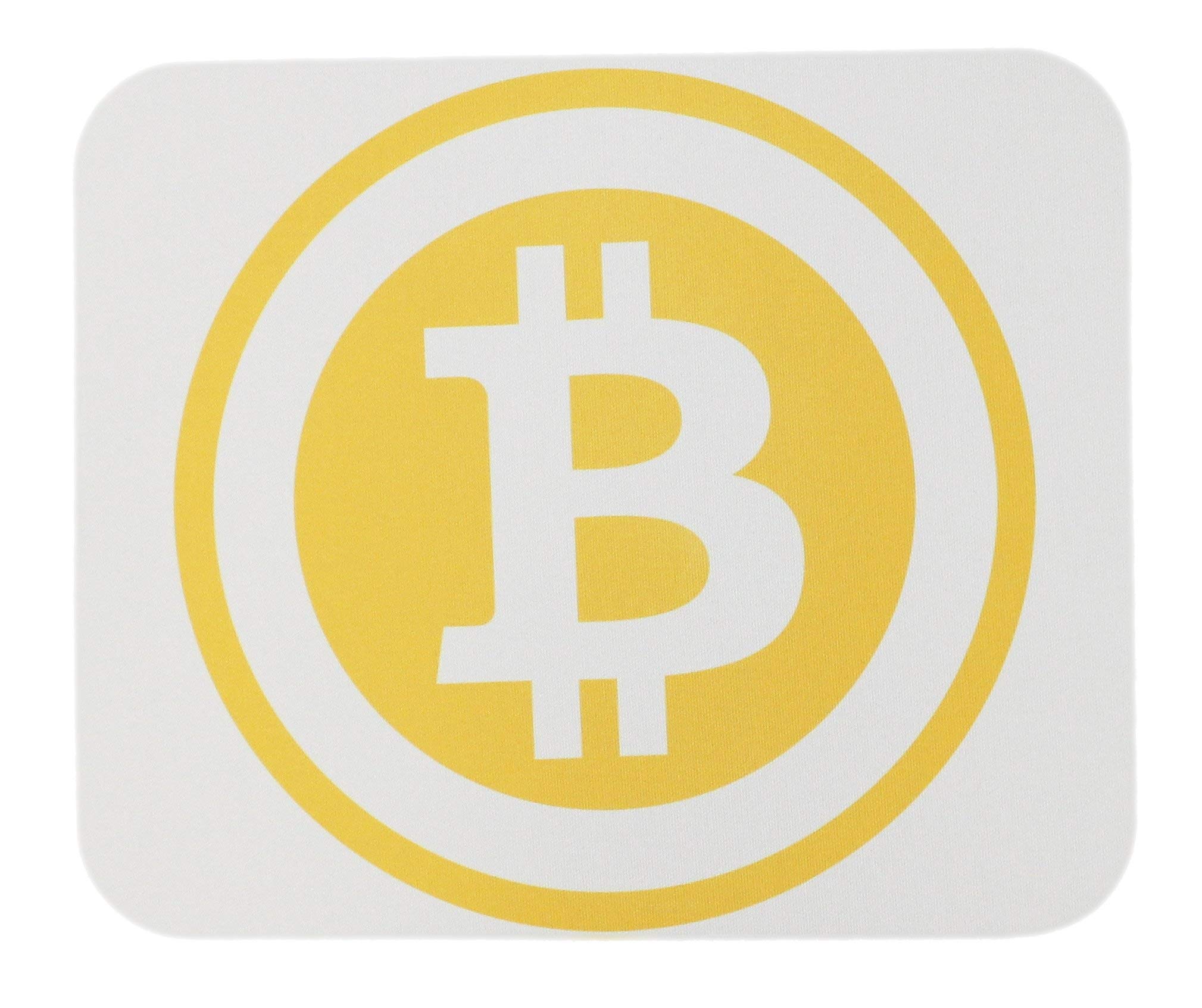 Bitcoin Logo Gaming Mouse Pad - Non-Slip Rubber Base, Smooth Surface for PC, Laptop, Office & Home Use - Perfect for Crypto Enthusiasts & Gamers