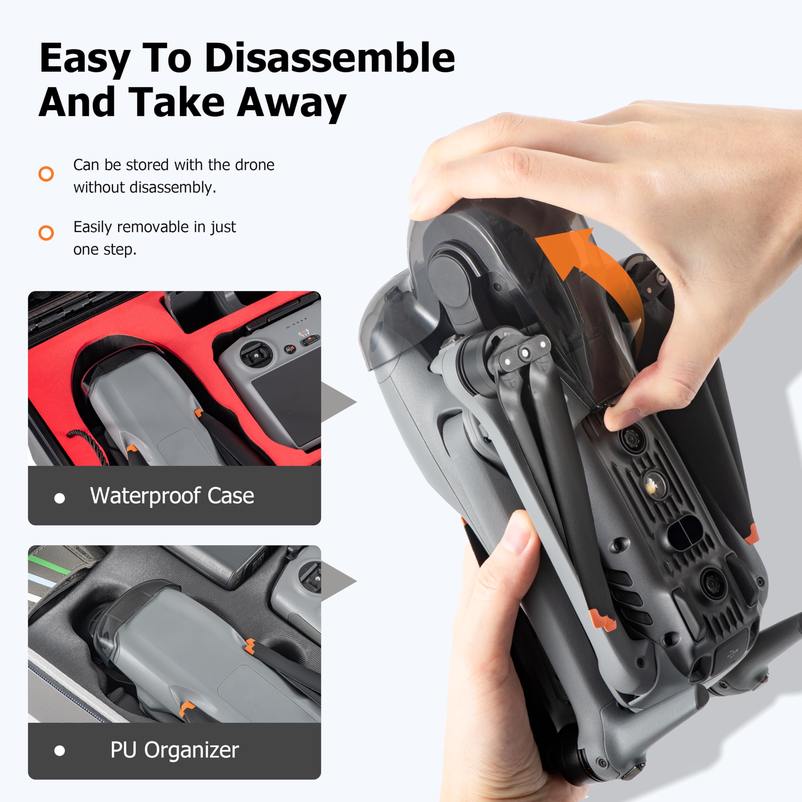DJI Air 3s Gimbal Protector & Lens Cover - Anti-Collision Sensor Protection for DJI Air 3 Drone Accessories - Perfect for Aerial Photography and Obstacle Avoidance