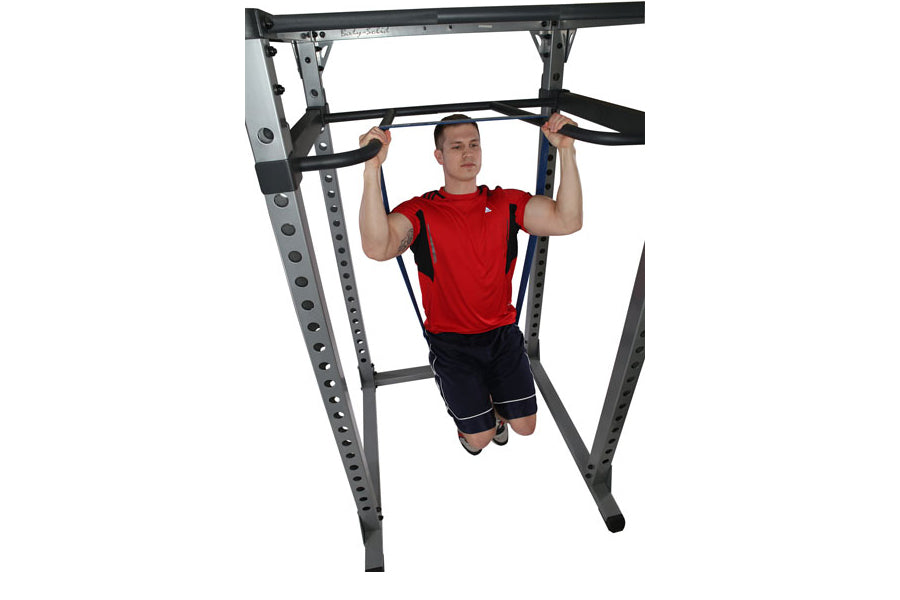 Body Solid Dip Bar Weight Rack Attachment (DR378) - Heavy Duty Pull Up & Dip Station for Home Gym Strength Training - Perfect for CrossFit, Calisthenics & Bodyweight Exercises
