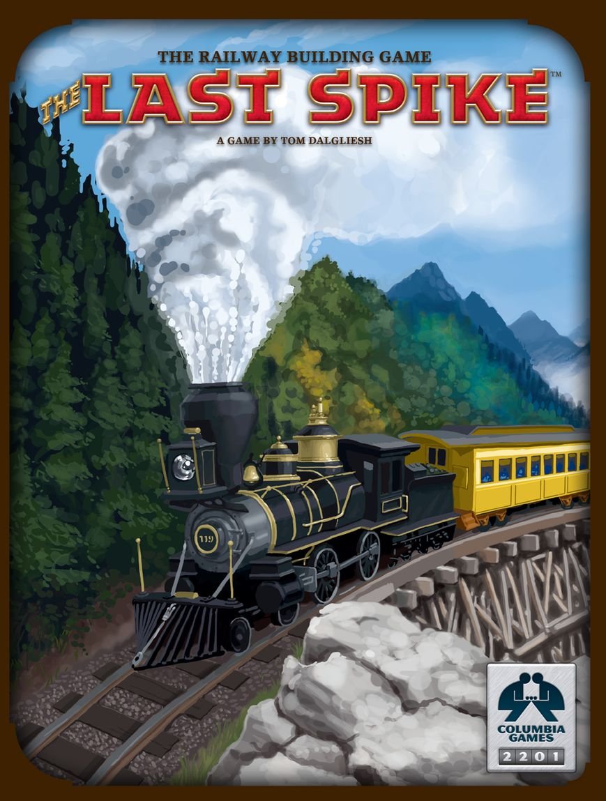 The Last Spike Board Game by Columbia Games - Strategic Railroad Building Game for Family & Friends - Perfect for Game Nights & History Enthusiasts