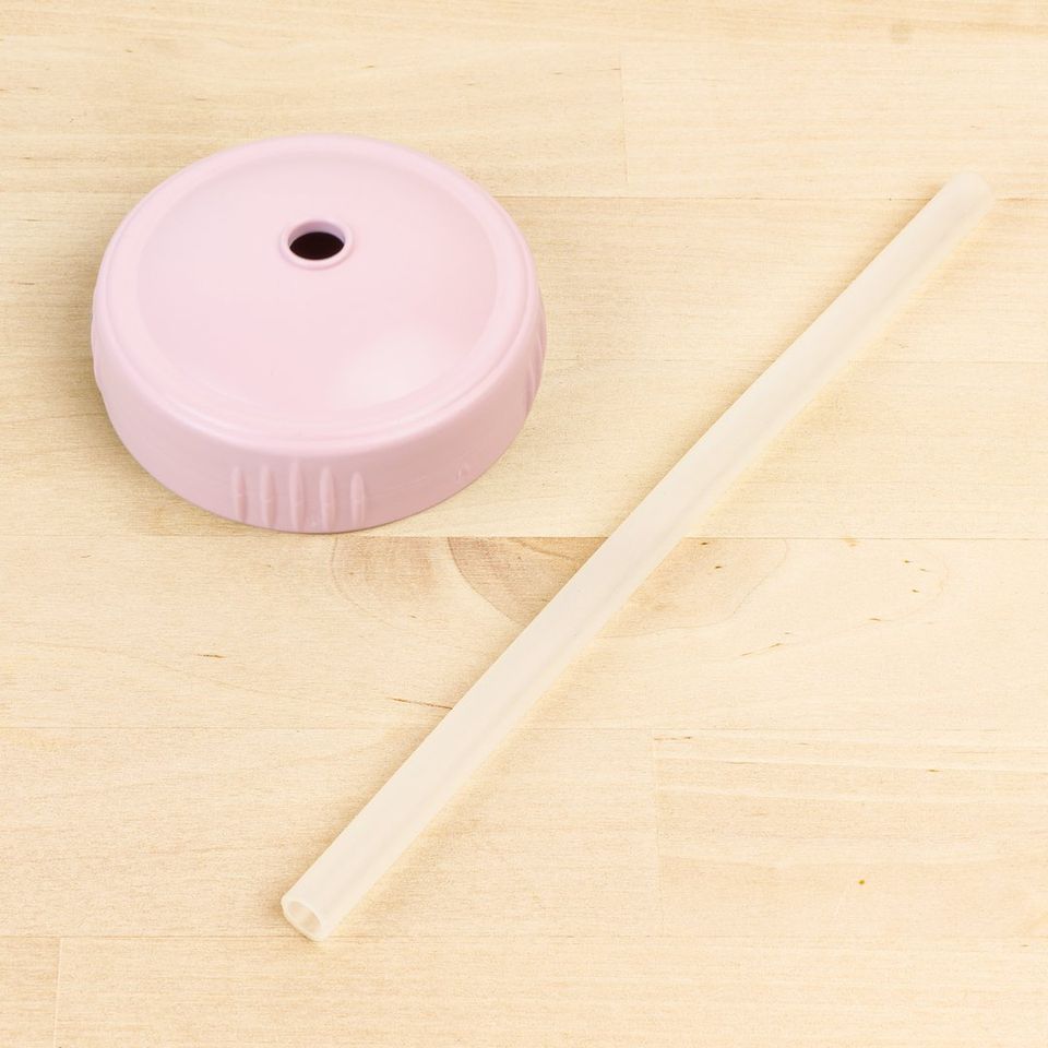Reusable Play Straw Lid & Straw Set - BPA-Free Silicone Drinking Straws for Kids & Adults - Perfect for Smoothies, Juices, and Cold Beverages at Home, School, or Travel