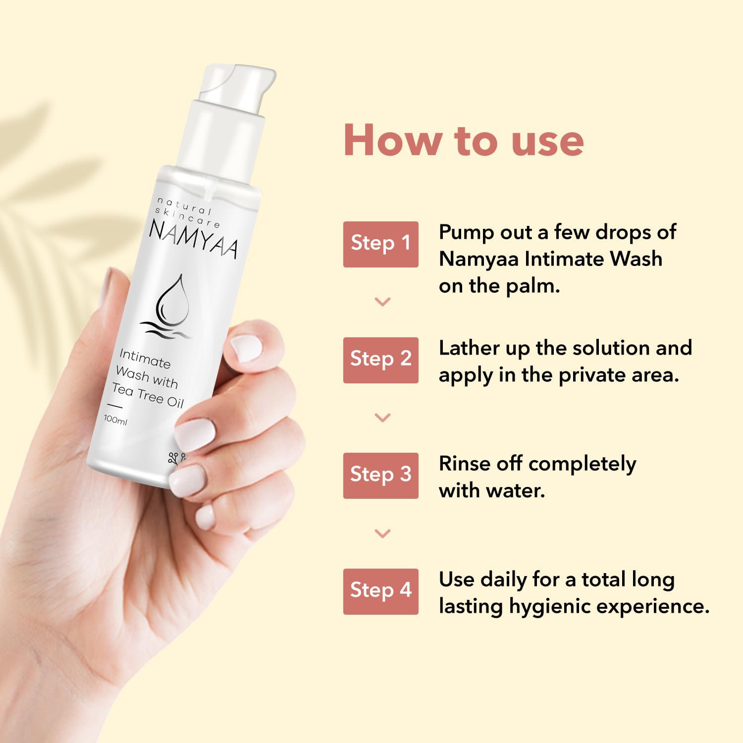 Namyaa Intimate Lightening Serum & Hygiene Wash for Men & Women - 3.5oz (100g) Each | Brightening Care for Sensitive Areas | Perfect for Daily Intimate Hygiene & Skin Tone Balancing