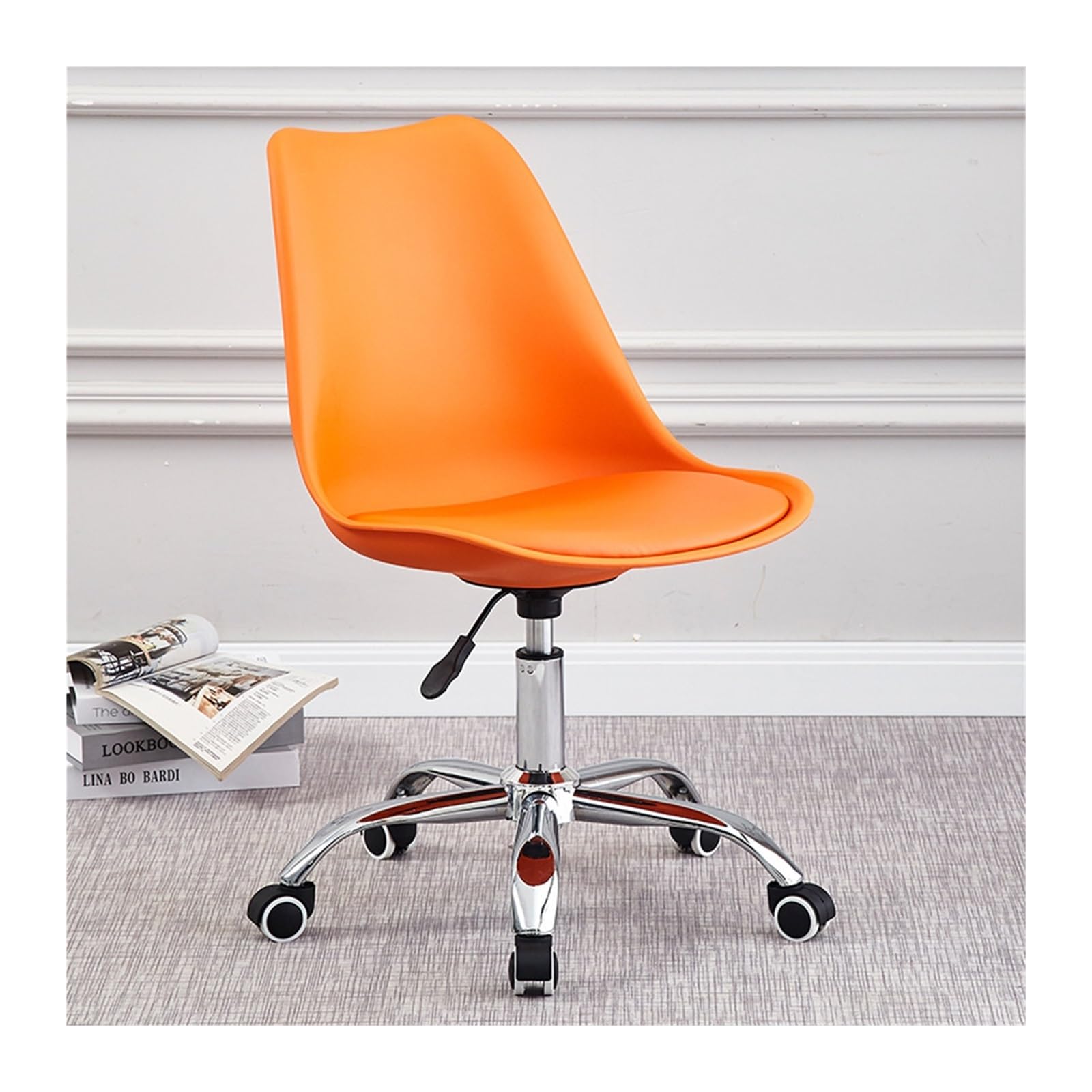 Ergonomic Home Office Desk Chair - Adjustable Swivel Computer Chair with Lumbar Support for Comfortable Work & Study - Perfect for Remote Work, Gaming & Small Spaces