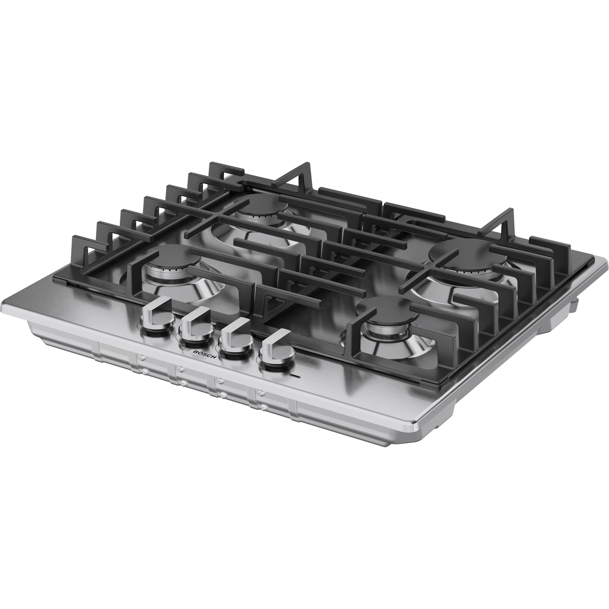 Bosch 24-Inch Gas Cooktop NGM5453UC - 5 Burner Stainless Steel Built-In Range for Home Kitchen Cooking | Perfect for Boiling, Searing & Simmering